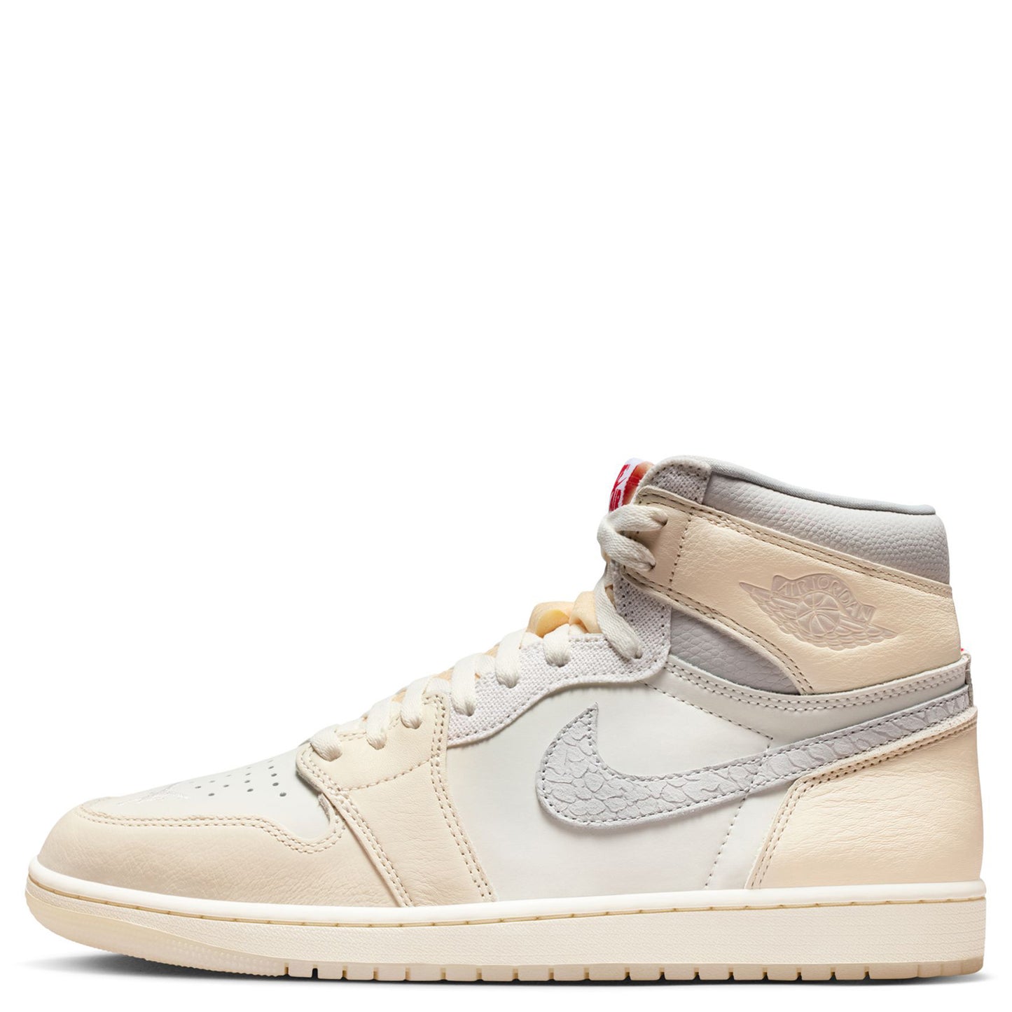 AIR JORDAN 1 RETRO HIGH OG / 100:SAIL/UNIVERSITY RED-PALE IVORY