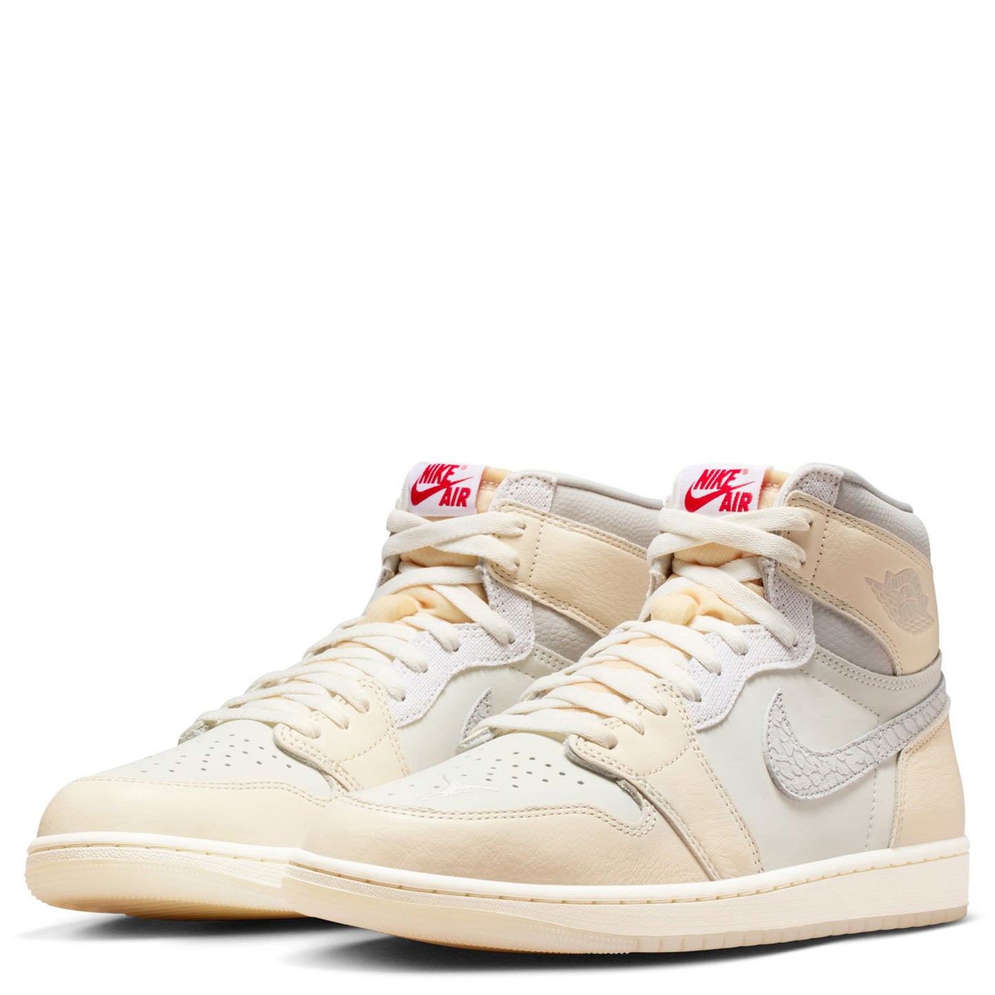 AIR JORDAN 1 RETRO HIGH OG / 100:SAIL/UNIVERSITY RED-PALE IVORY