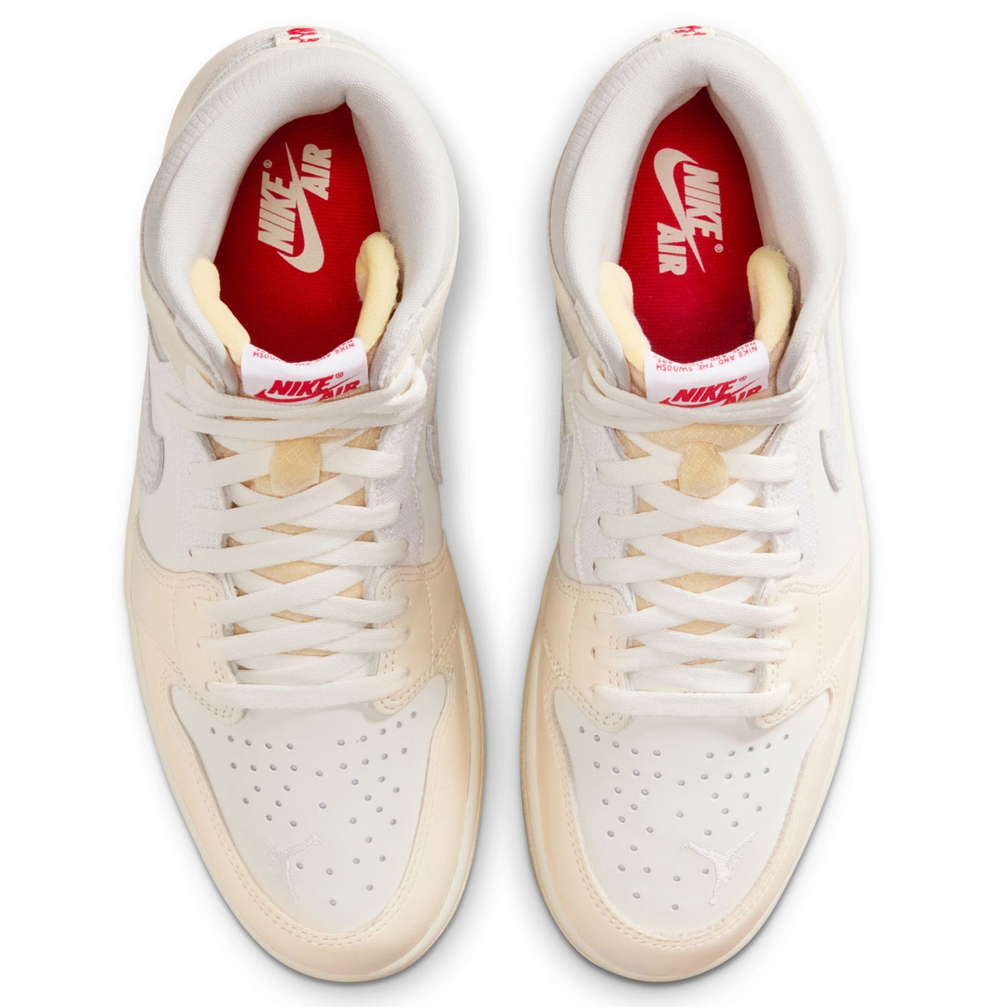 AIR JORDAN 1 RETRO HIGH OG / 100:SAIL/UNIVERSITY RED-PALE IVORY