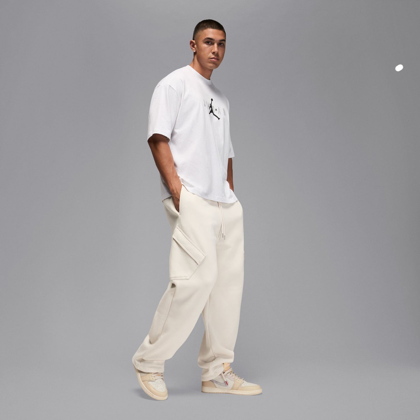 AIR JORDAN 1 RETRO HIGH OG / 100:SAIL/UNIVERSITY RED-PALE IVORY