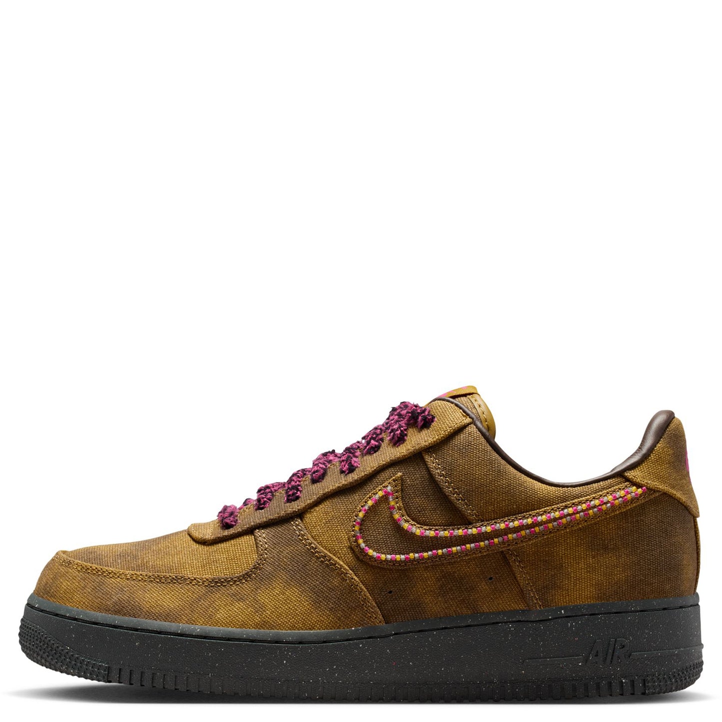 AIR FORCE 1 BOUCLE QS / 300:DESERT MOSS/FIERCE PINK