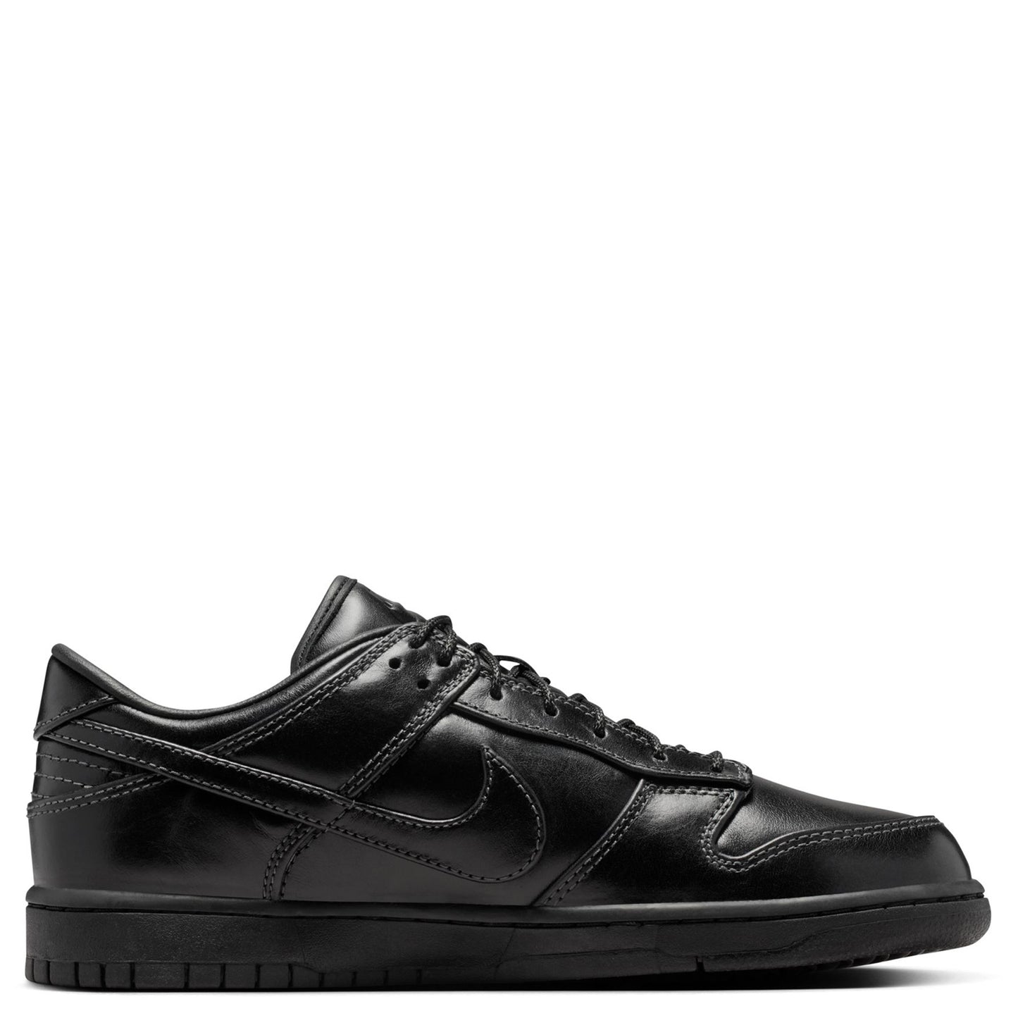 NIKE DUNK LOW RETRO PRM QS / 001:BLACK/BLACK-BLACK