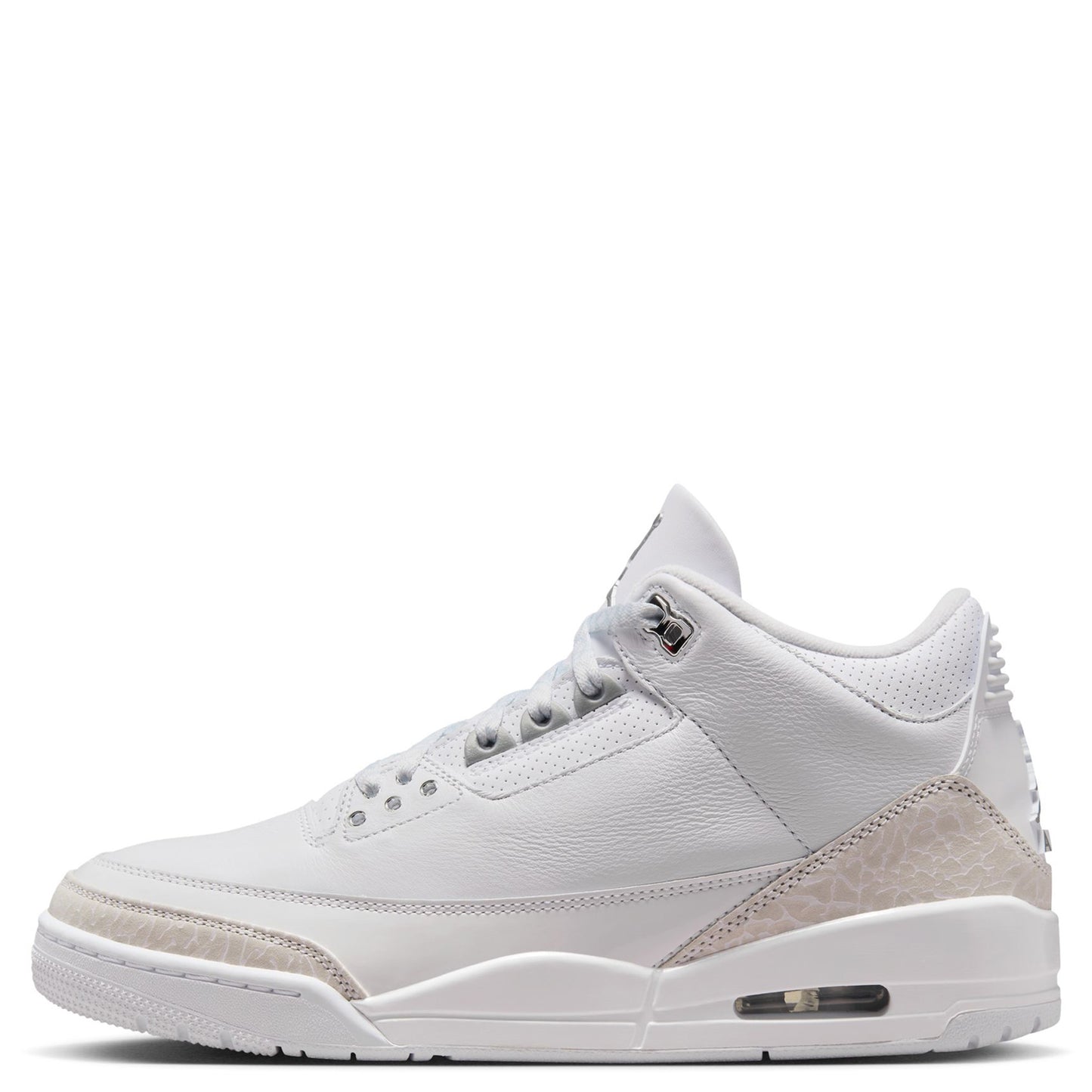 AIR JORDAN 3 RETRO / 111:WHITE/METALLIC SILVER-WHITE
