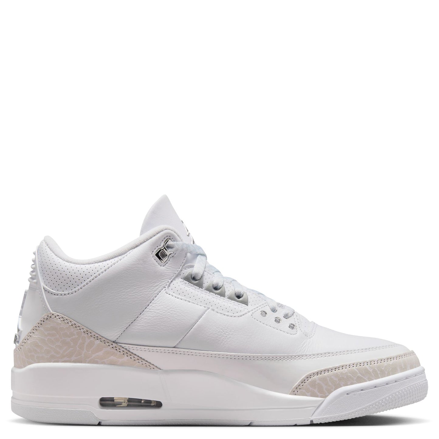 AIR JORDAN 3 RETRO / 111:WHITE/METALLIC SILVER-WHITE