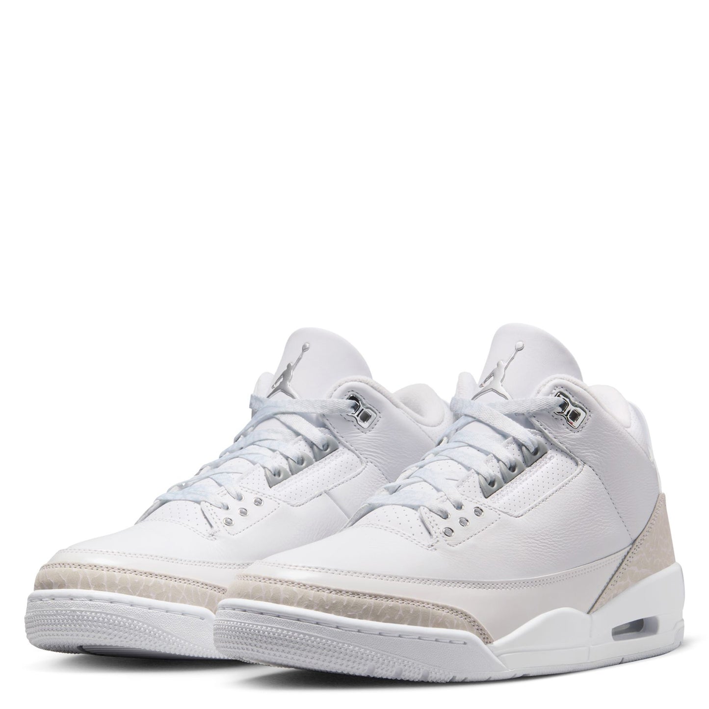 AIR JORDAN 3 RETRO / 111:WHITE/METALLIC SILVER-WHITE