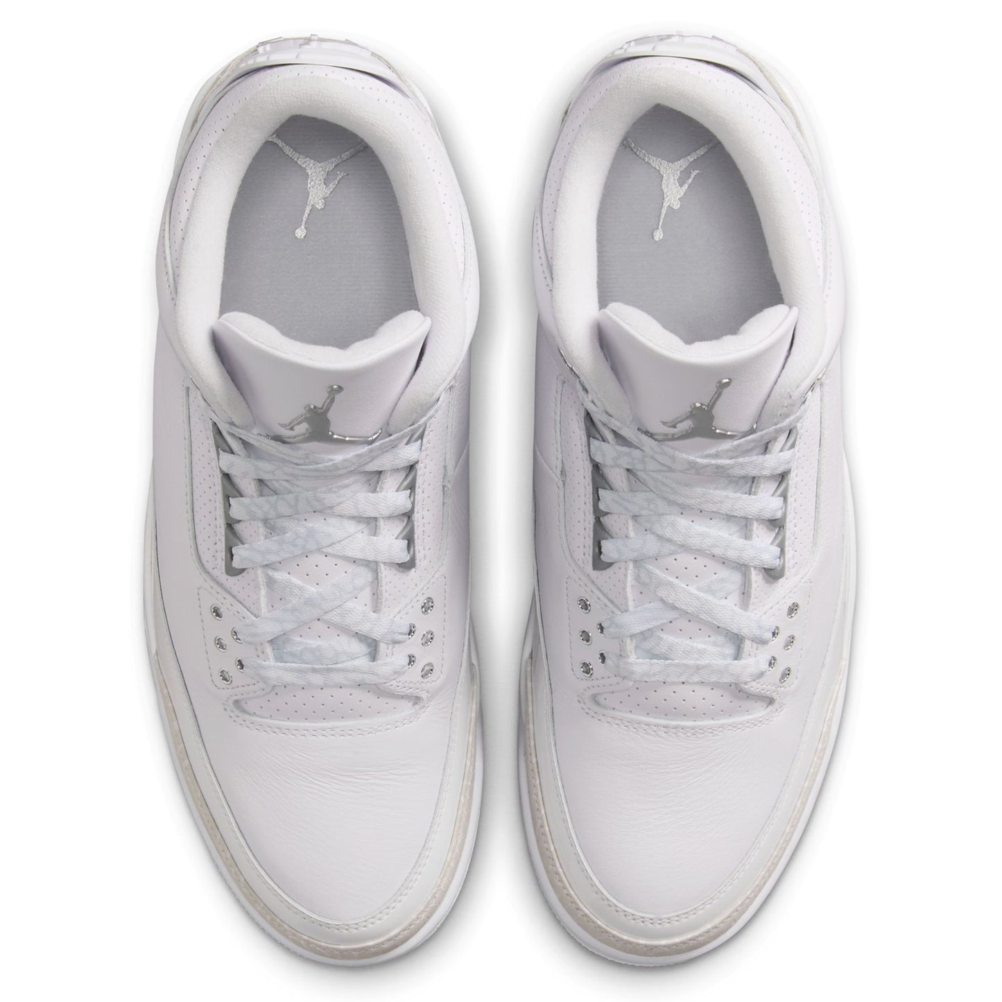 AIR JORDAN 3 RETRO / 111:WHITE/METALLIC SILVER-WHITE