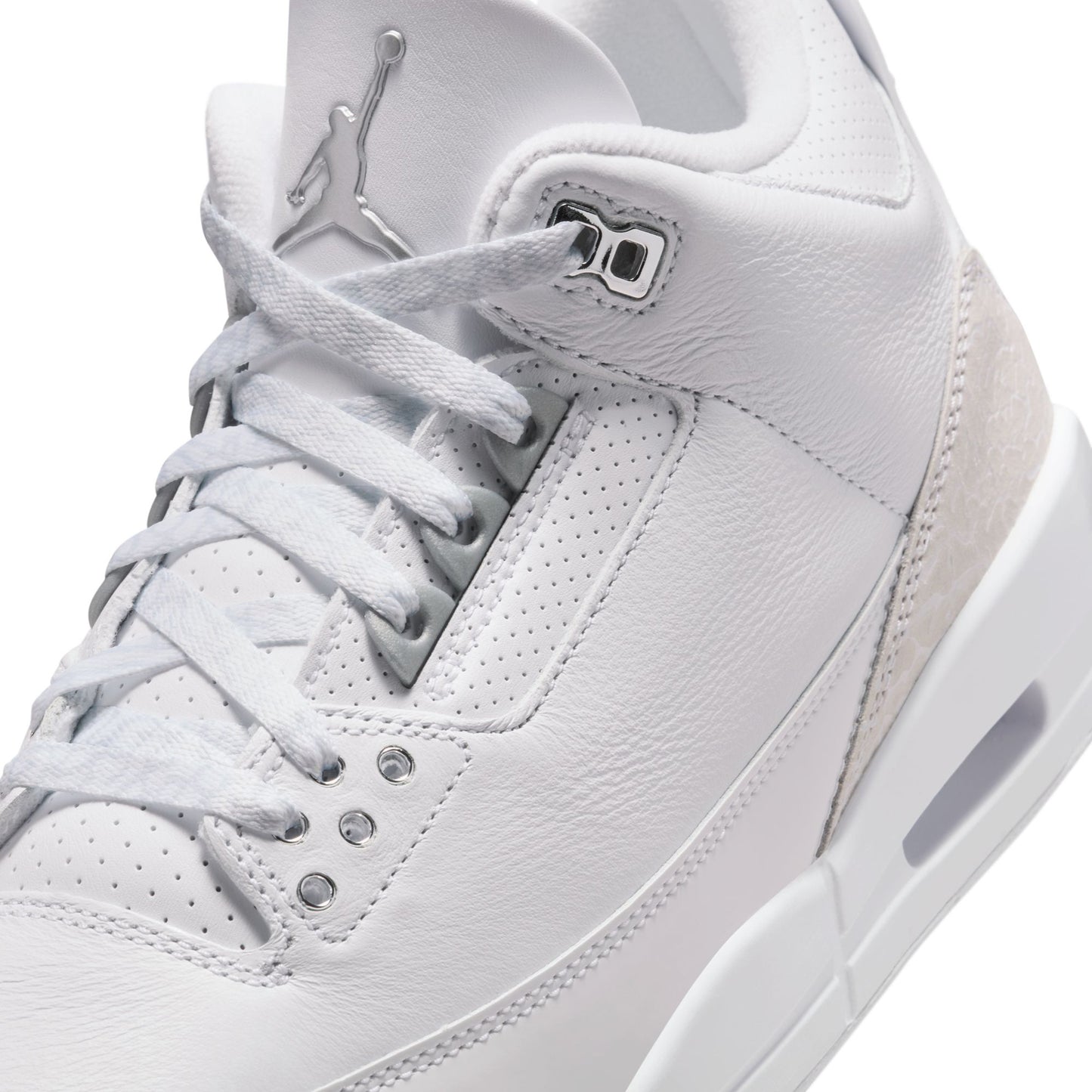 AIR JORDAN 3 RETRO / 111:WHITE/METALLIC SILVER-WHITE