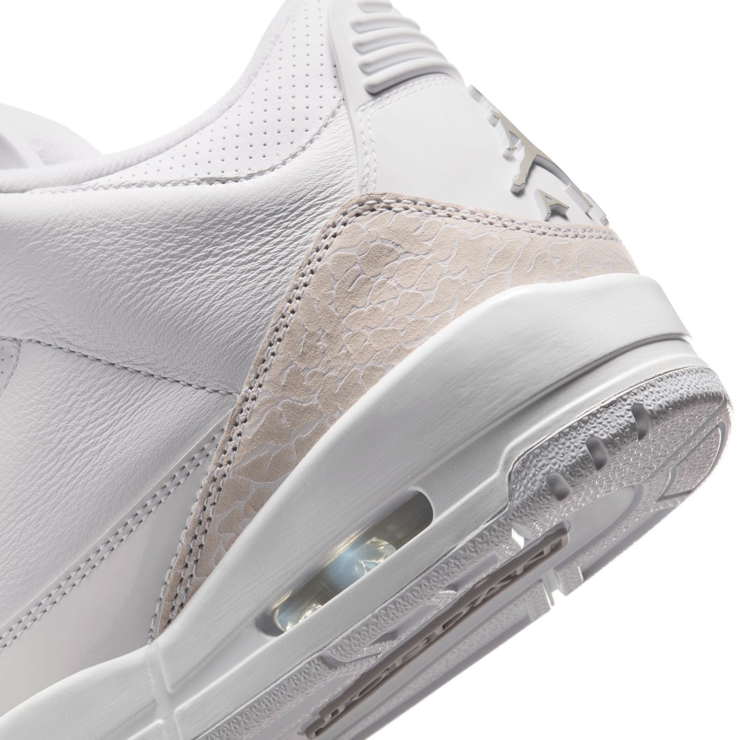AIR JORDAN 3 RETRO / 111:WHITE/METALLIC SILVER-WHITE