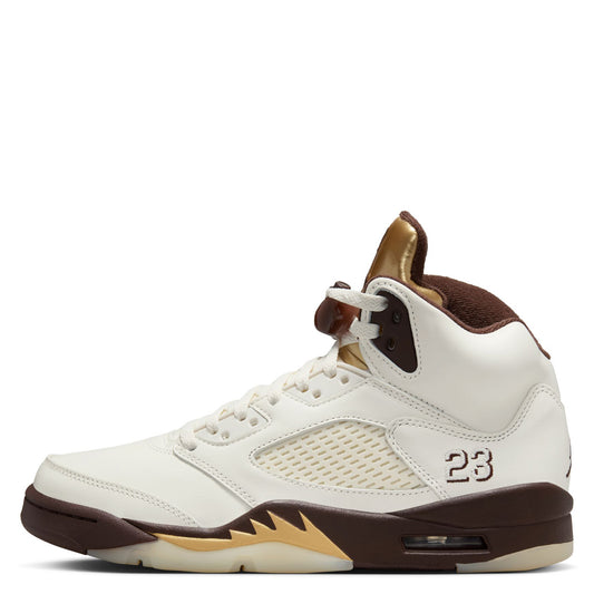 WMNS AIR JORDAN 5 RETRO / 200:EARTH/METALLIC GOLD-SAIL