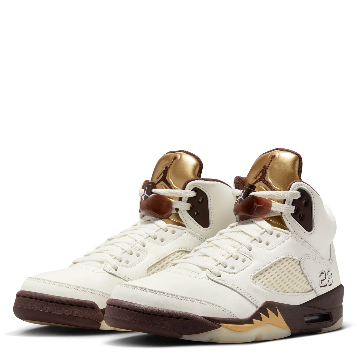 WMNS AIR JORDAN 5 RETRO / 200:EARTH/METALLIC GOLD-SAIL