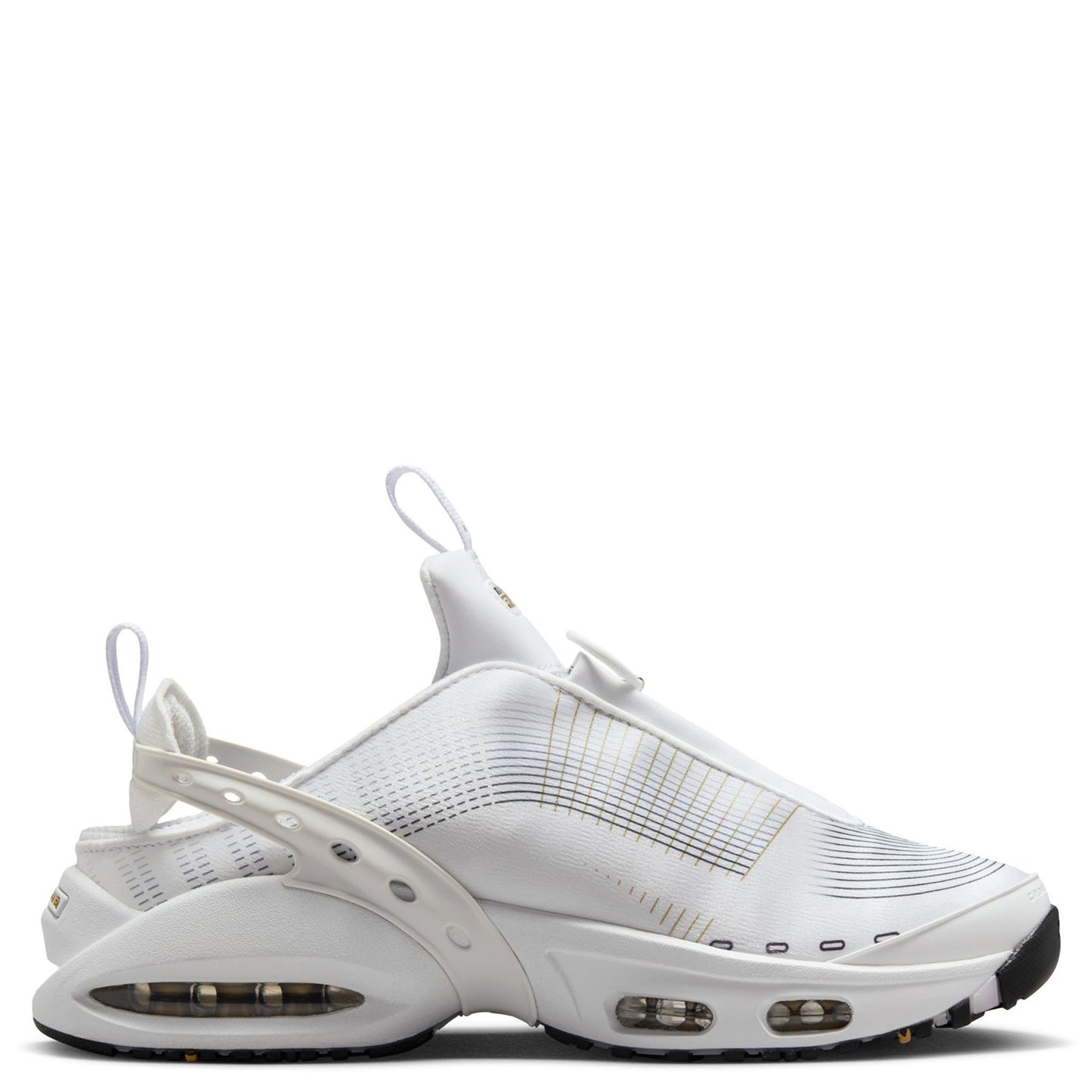 W NIKE AIR MAX CRAZE / 100:WHITE/METALLIC GOLD-BLACK