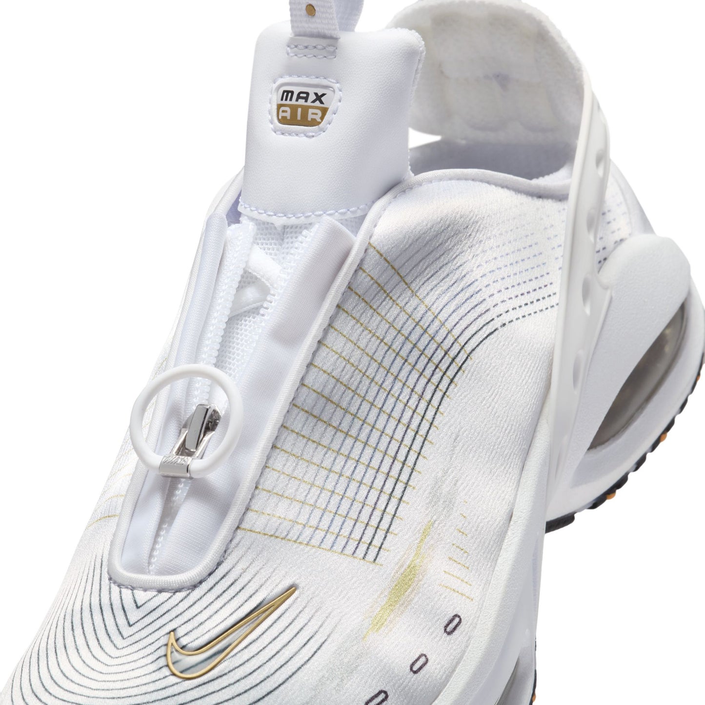 W NIKE AIR MAX CRAZE / 100:WHITE/METALLIC GOLD-BLACK