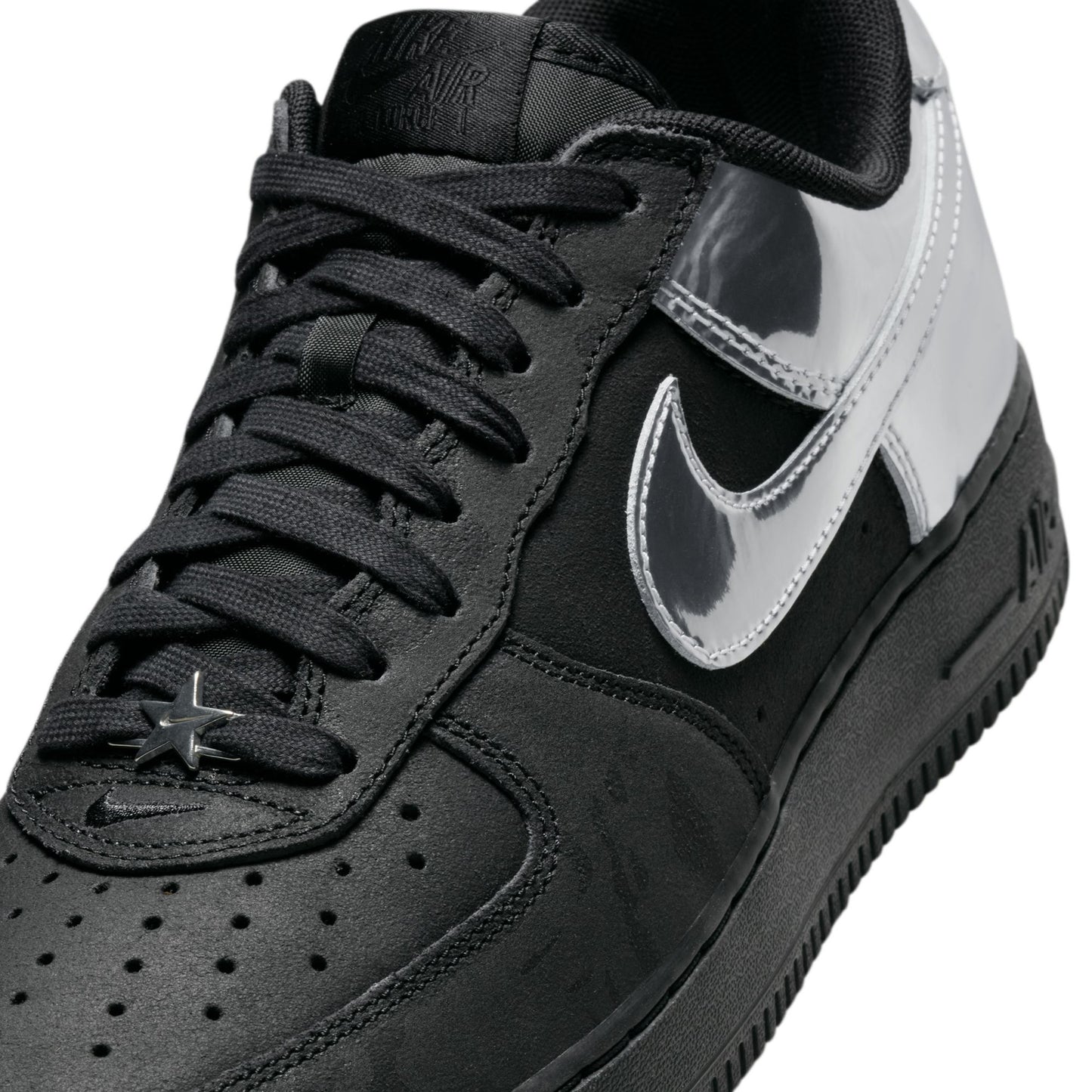 AIR FORCE 1 LOW RETRO / 001:BLACK/CHROME-BLACK