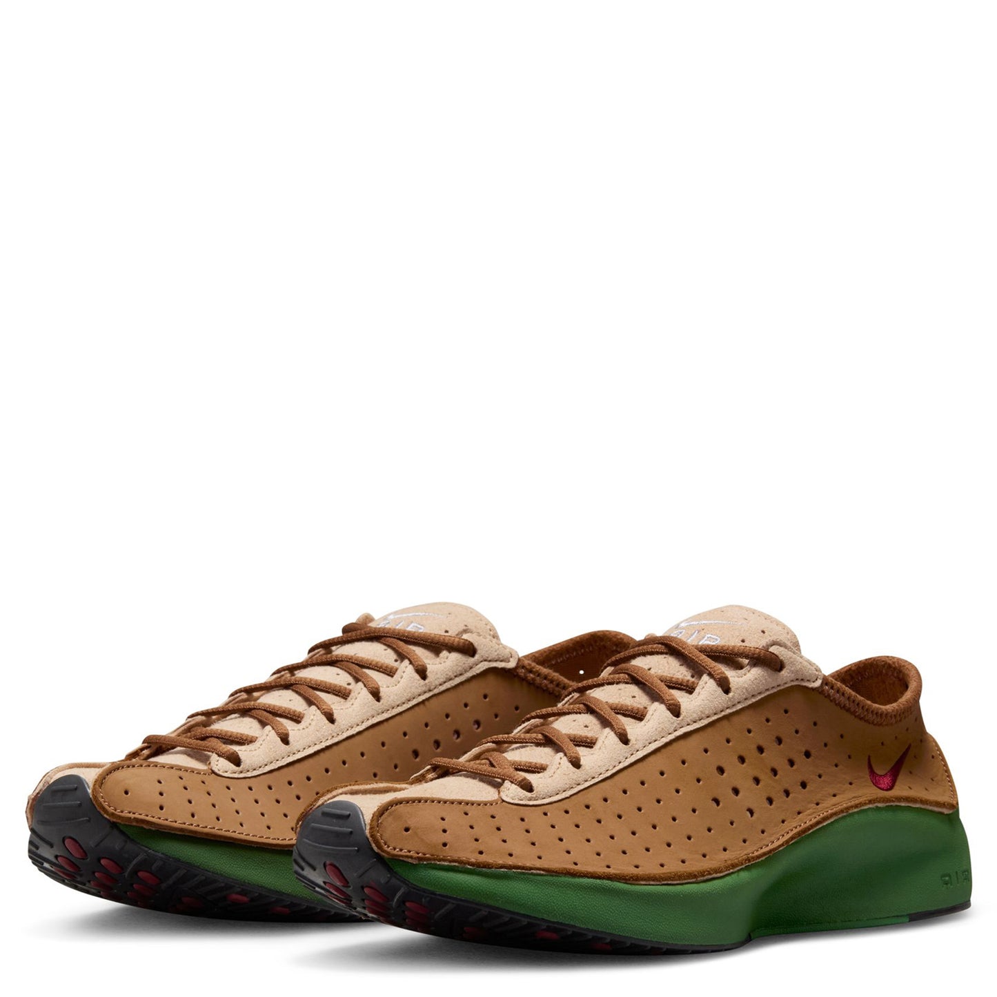 W NIKE AIR SUPERFLY / 200:ALE BROWN/TEAM RED-TREELINE