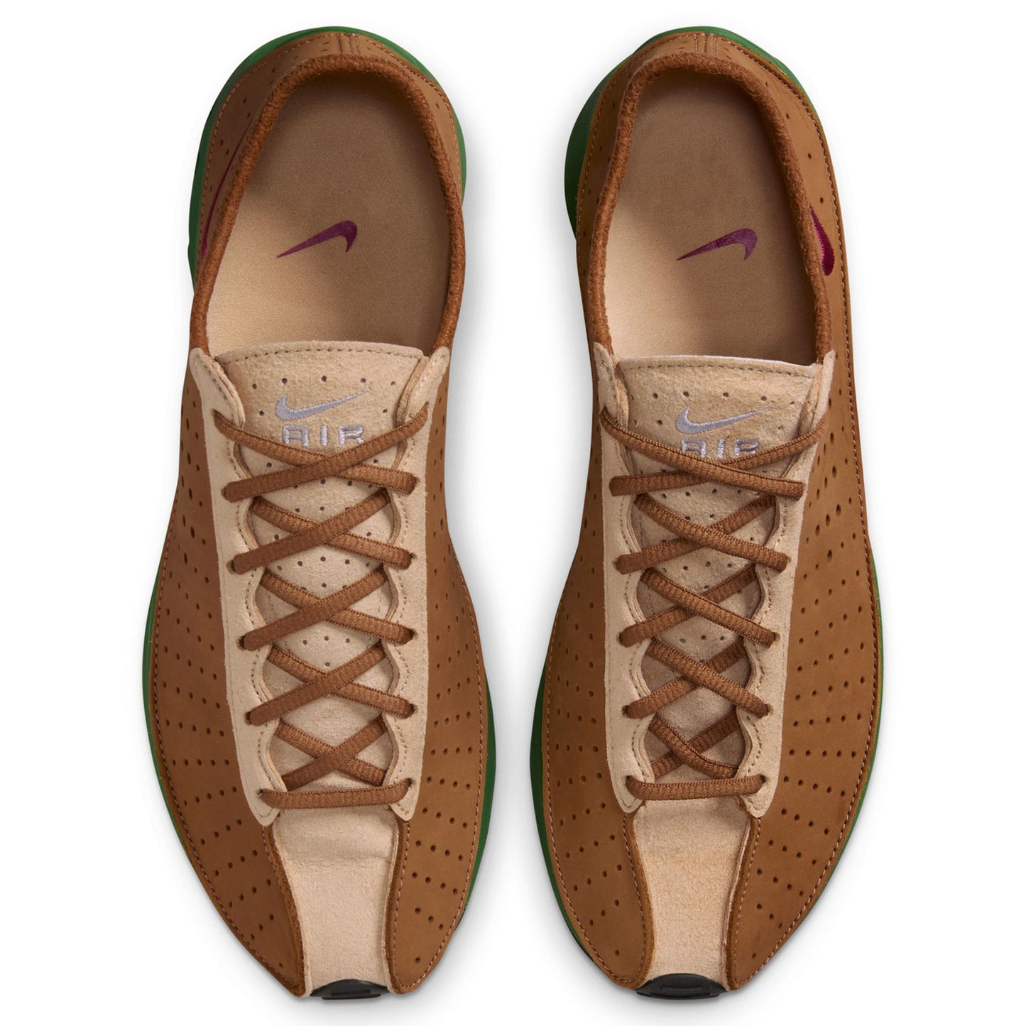 W NIKE AIR SUPERFLY / 200:ALE BROWN/TEAM RED-TREELINE