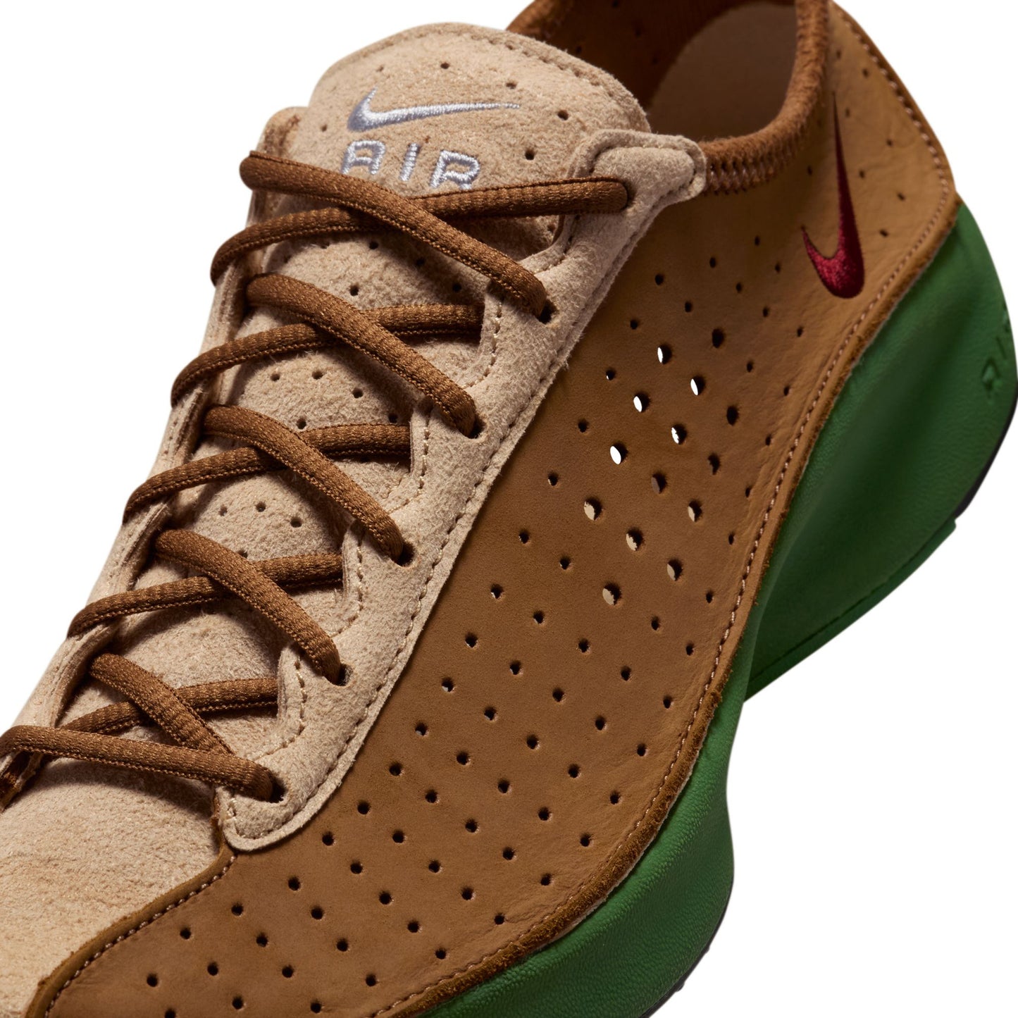 W NIKE AIR SUPERFLY / 200:ALE BROWN/TEAM RED-TREELINE