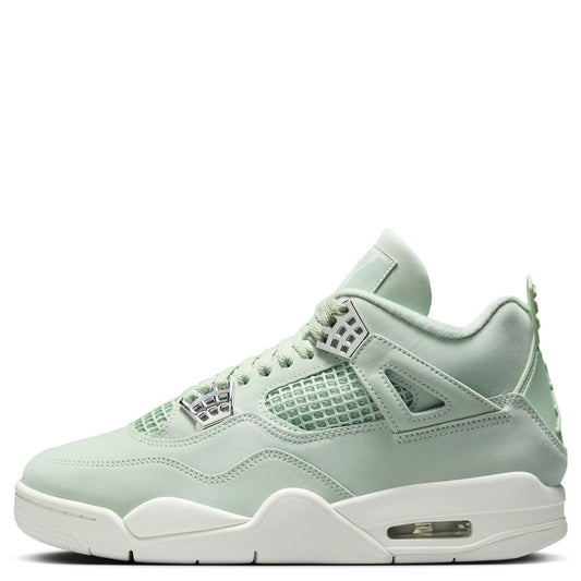 WMNS AIR JORDAN 4 RETRO / 003:SEAFOAM/SAIL-METALLIC SILVER