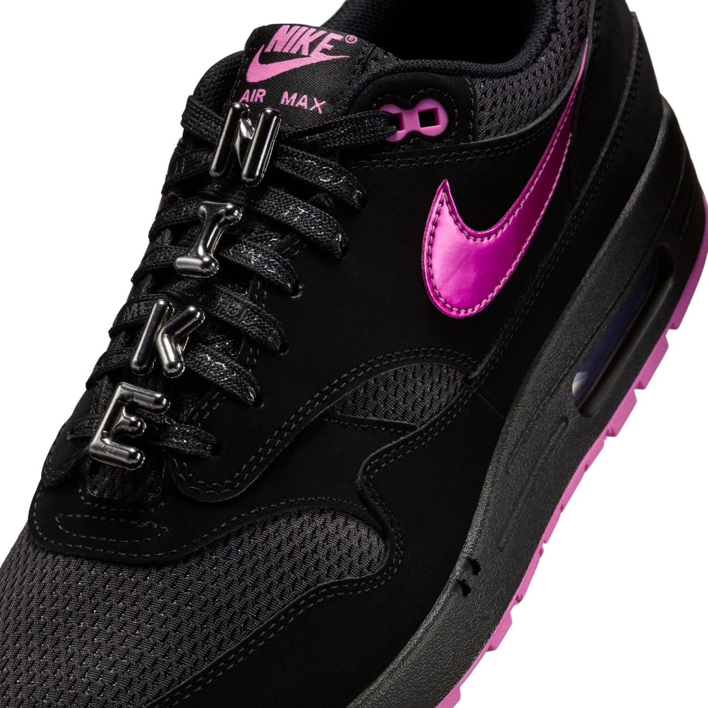 AIR MAX 1 PRM / 001:BLACK/PLAYFUL PINK