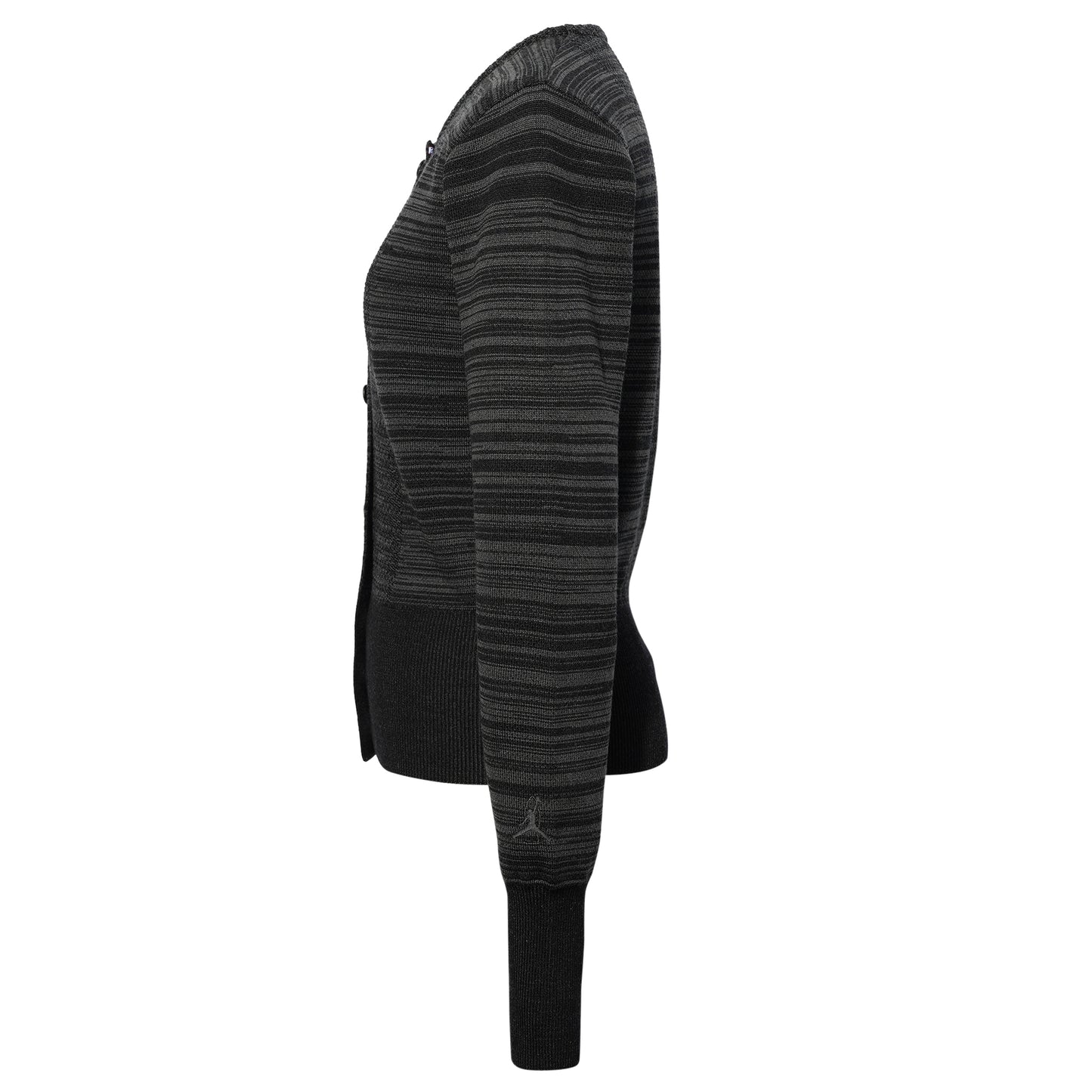 JORDAN x Téla AS W J SP TD KNIT CARDIGAN / 070:DK SMOKE GREY/BLACK