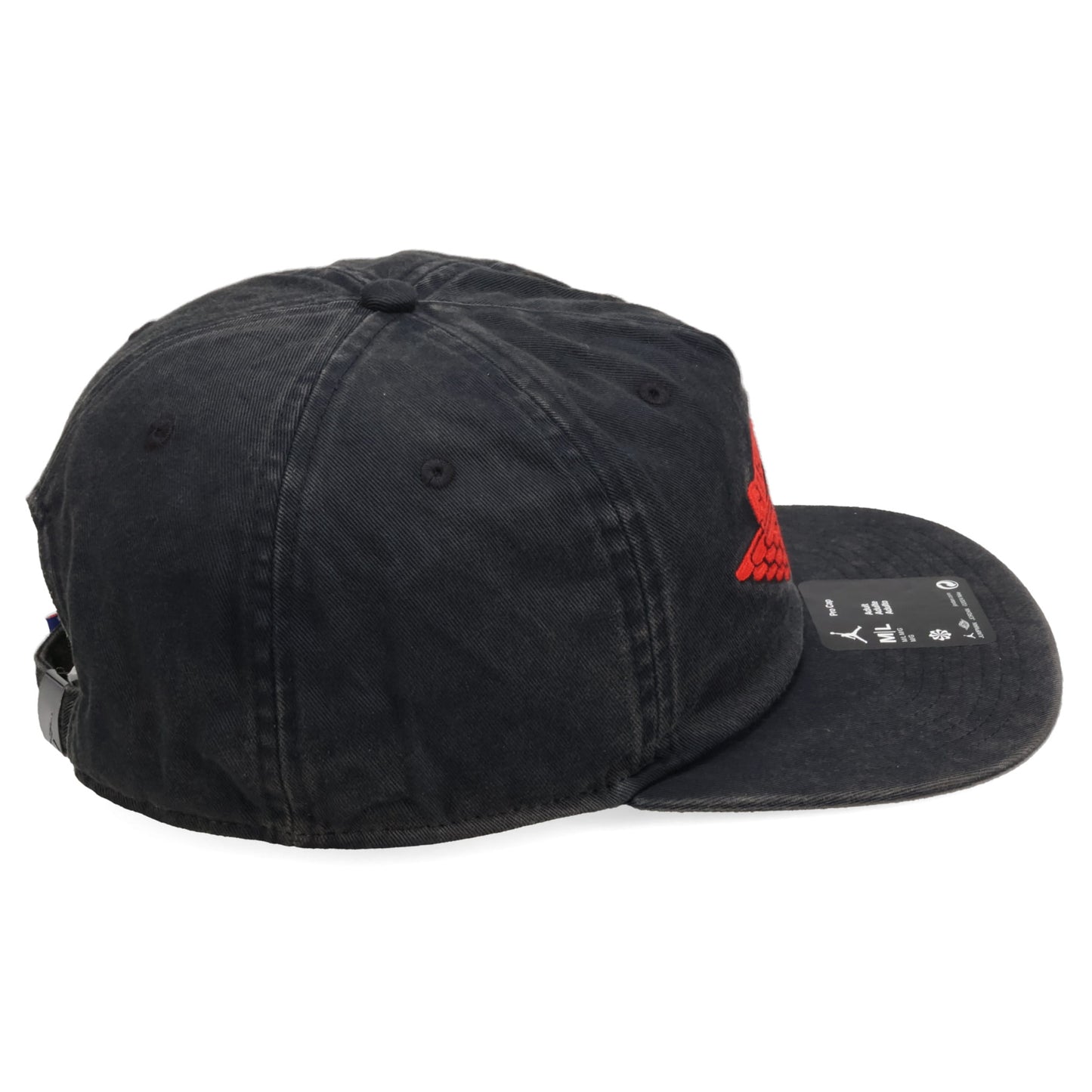 U J PRO CAP US FB RA WASH / 010:BLACK/CHILE RED