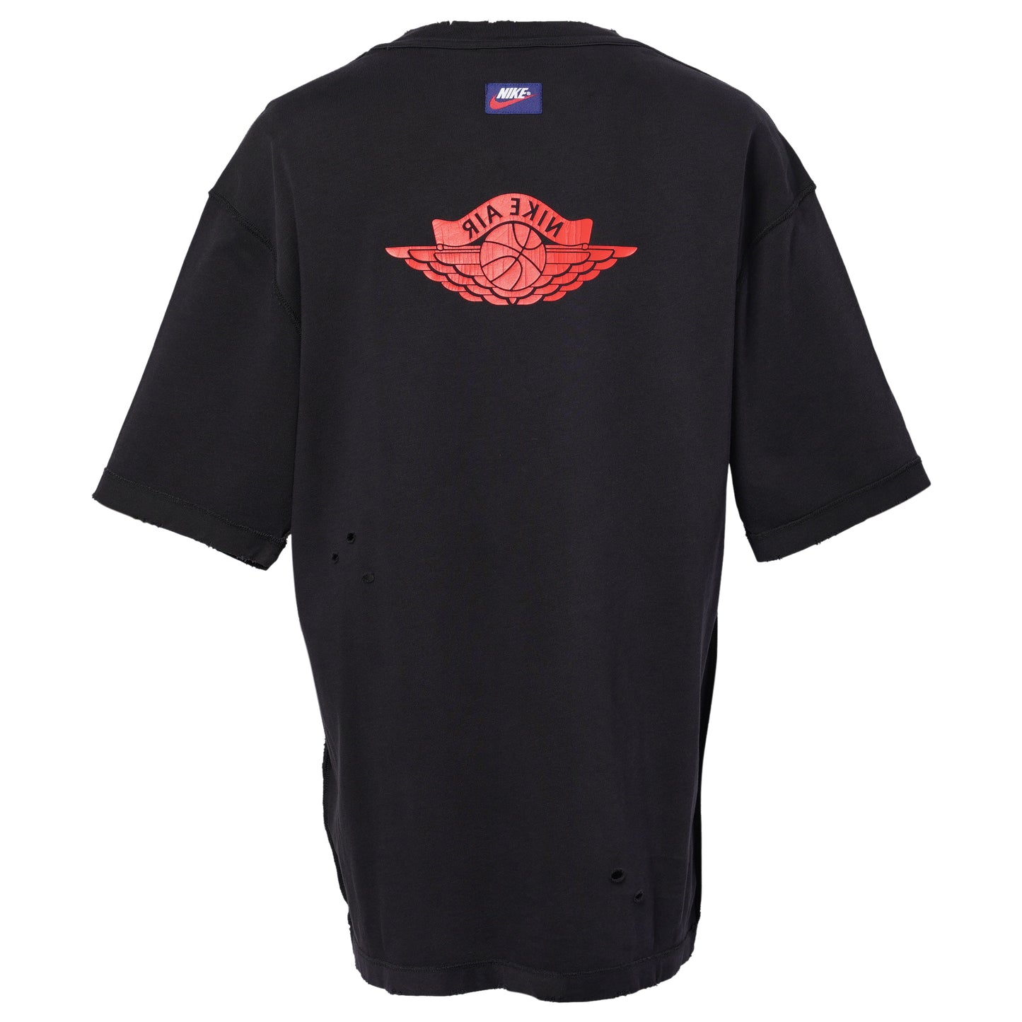 M J RARE AIR WSH 85 SS CREW / 010:BLACK/CHILE RED