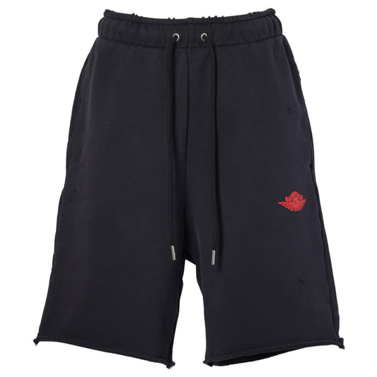M J AIR JDN RAIR FLC SHORT / 010:BLACK/CHILE RED