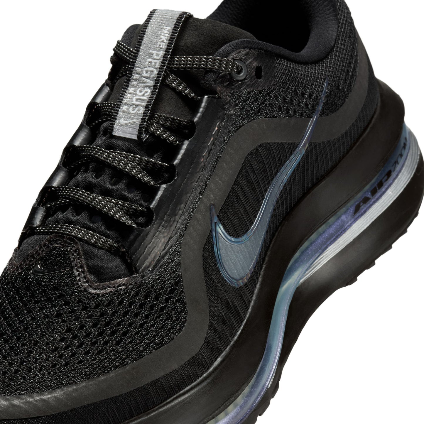 W NIKE PEGASUS PREMIUM / 004:BLACK/BLACK-METALLIC SILVER