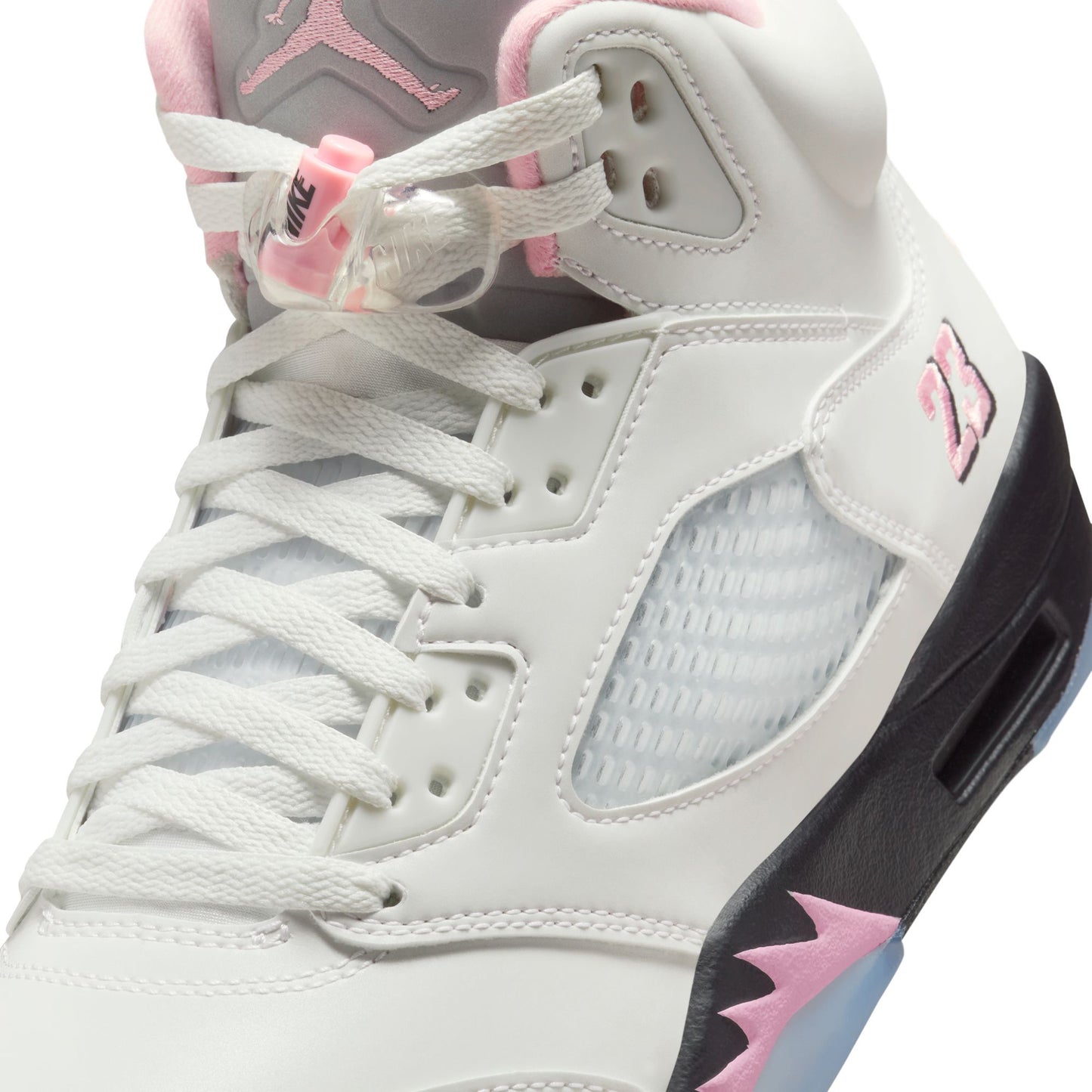 AIR JORDAN 5 RETRO OG / 102:WHITE/MED SOFT PINK-BLACK