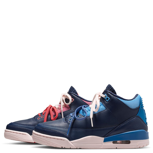 WMNS AIR JORDAN 3 RETRO / 400:OBSIDIAN/CHALK-TRACK RED