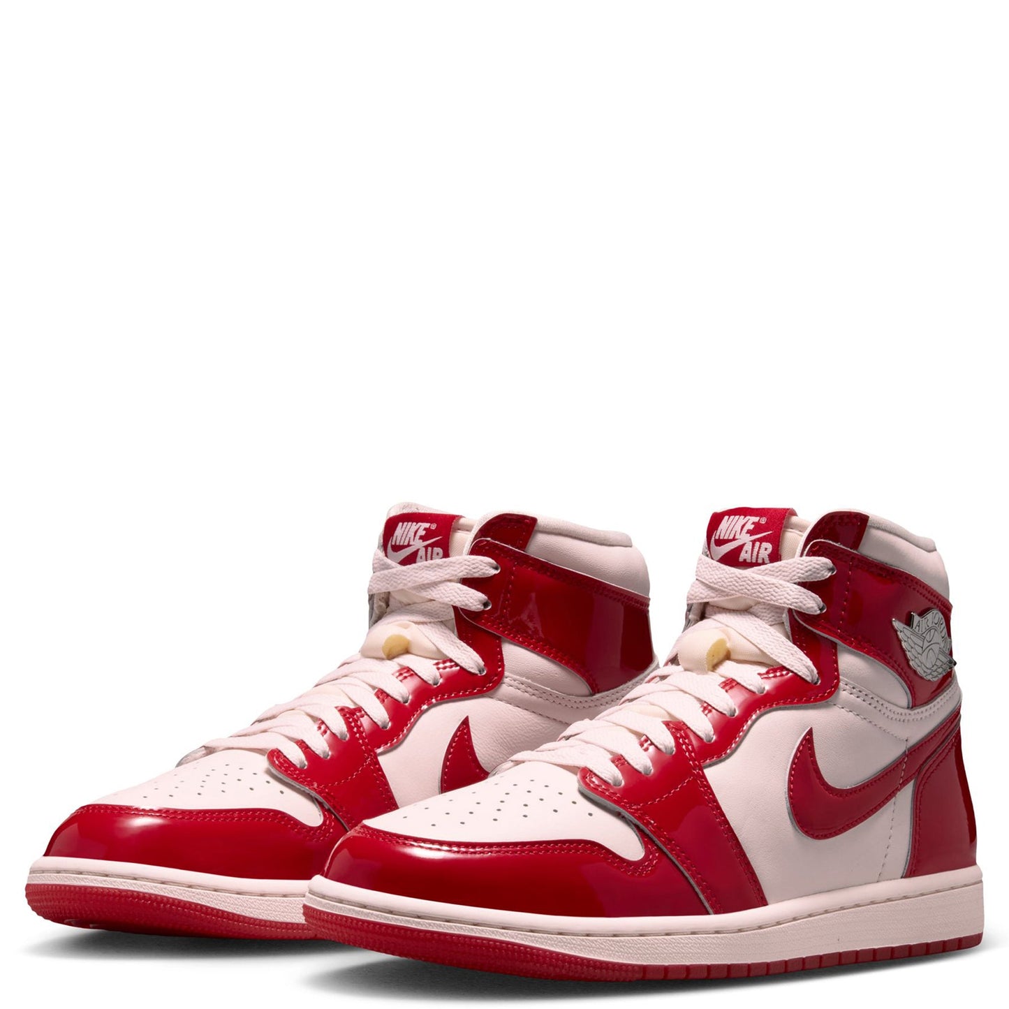 WMNS AIR JORDAN 1 RETRO HI OG / 601:UNIVRED/MTLC SLVR-LT SFT PNK