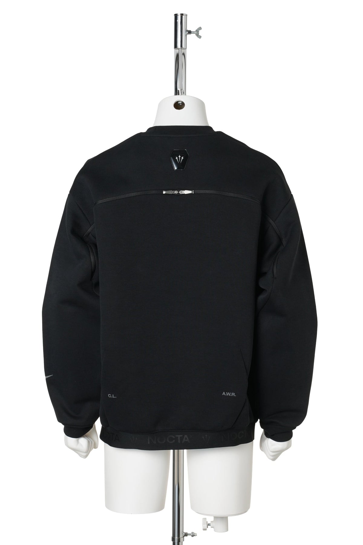 NIKE NRG NOCTA TRAPEZOID CUT CREW / 010:BLACK/REFBLK
