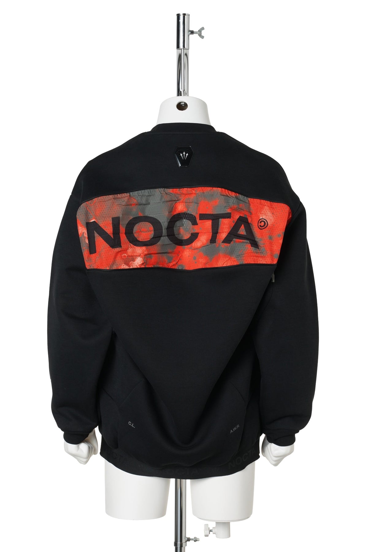 NIKE NRG NOCTA TRAPEZOID CUT CREW / 010:BLACK/REFBLK