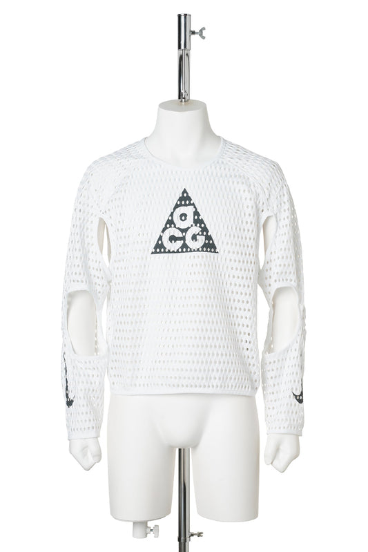 NIKE ACG DRI-FIT RA NXT LONG SLEEVE TOP / 100:WHITE/ANTHRACITE