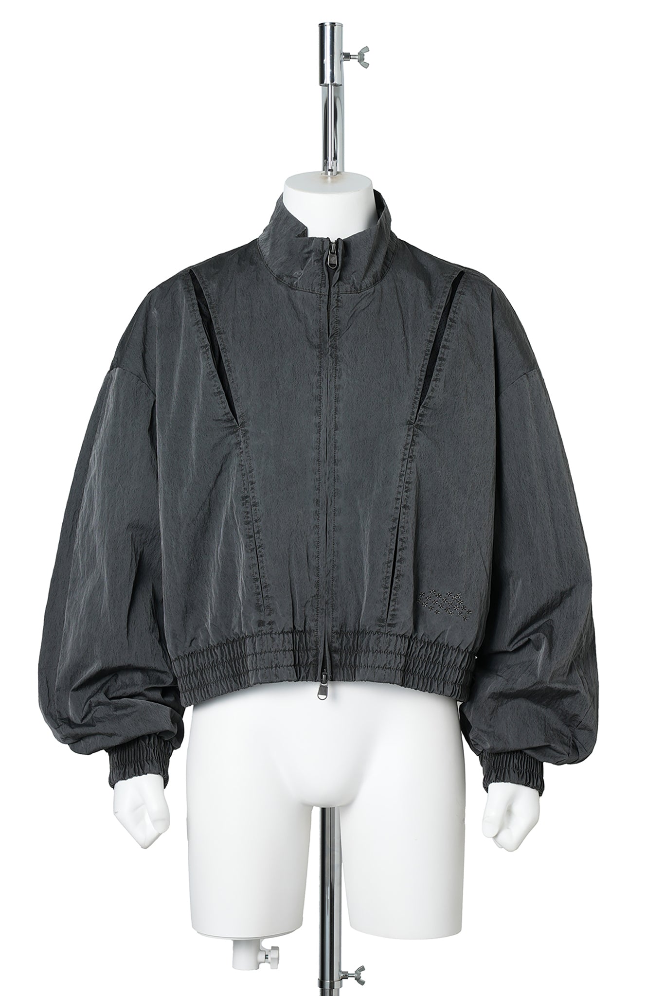 JORDAN IH CROPPED TRACK JACKET / 010:BLACK/DK SMOKE GREY