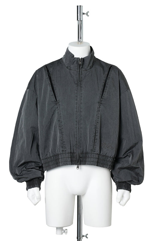 JORDAN IH CROPPED TRACK JACKET / 010:BLACK/DK SMOKE GREY