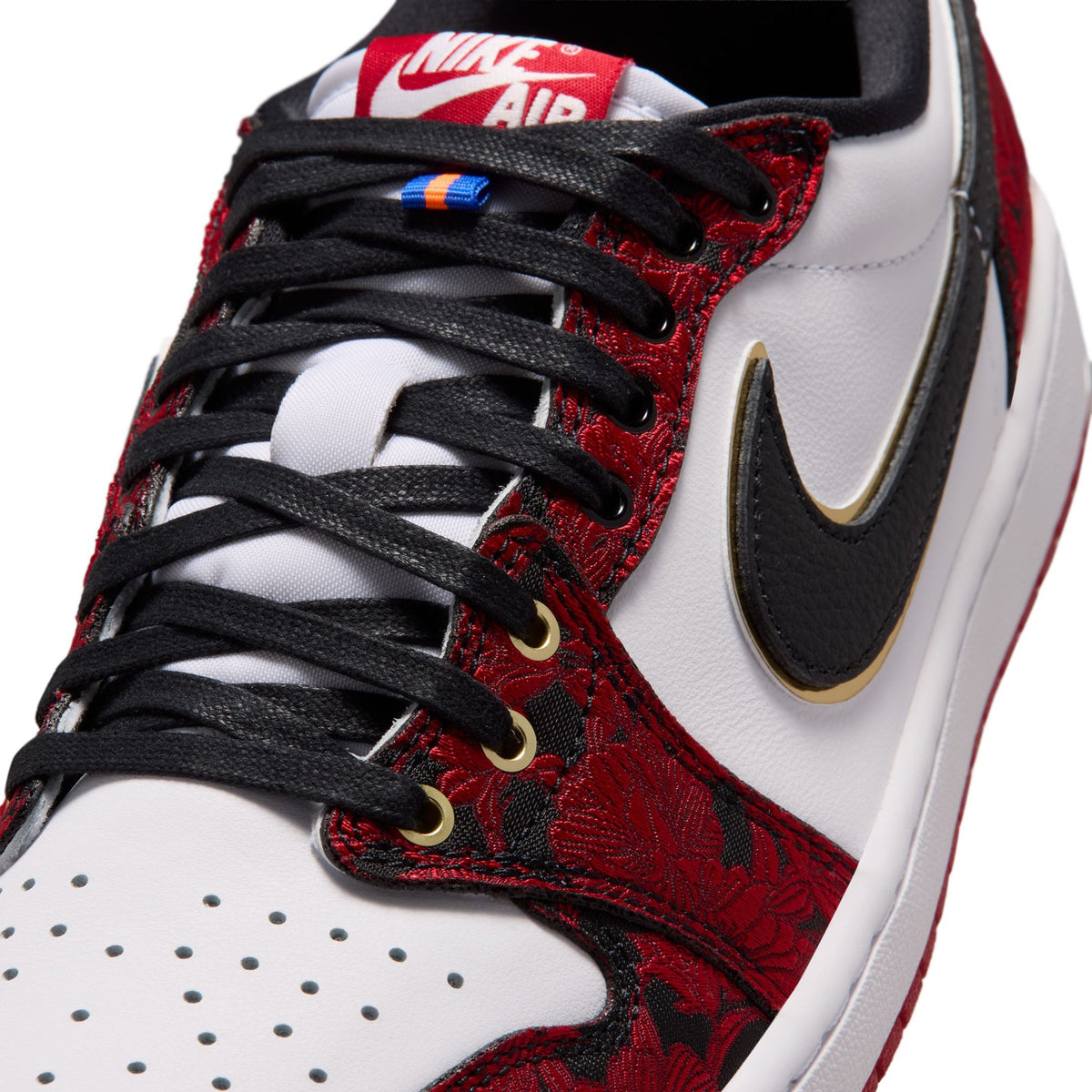 AIR JORDAN 1 RETRO LOW OG / 001:BLACK/VARSITY RED-SUMMIT WHITE