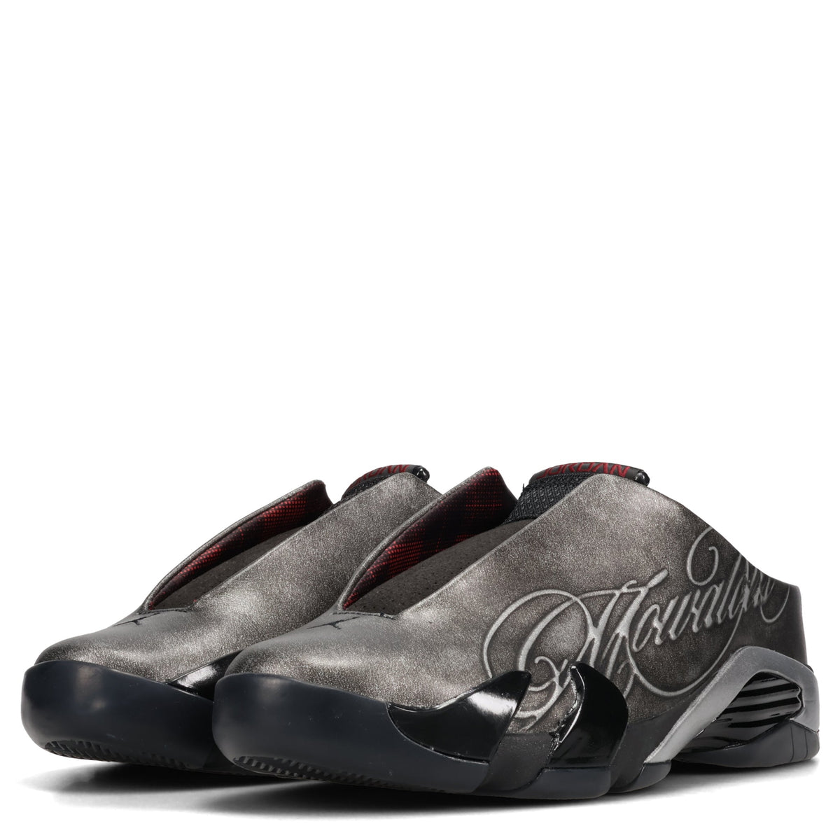 AIR JORDAN 14 RTR MULE MWLA SP / 001:BLACK/METALLIC SILVER