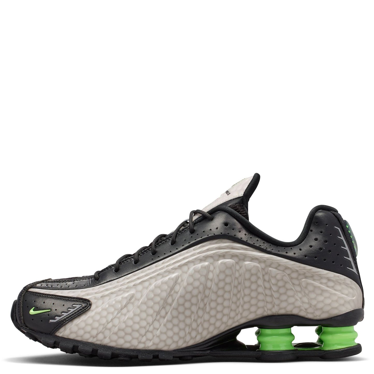 NIKE SHOX R4 SP / 001:GREY HAZE/LIME GLOW-BLACK