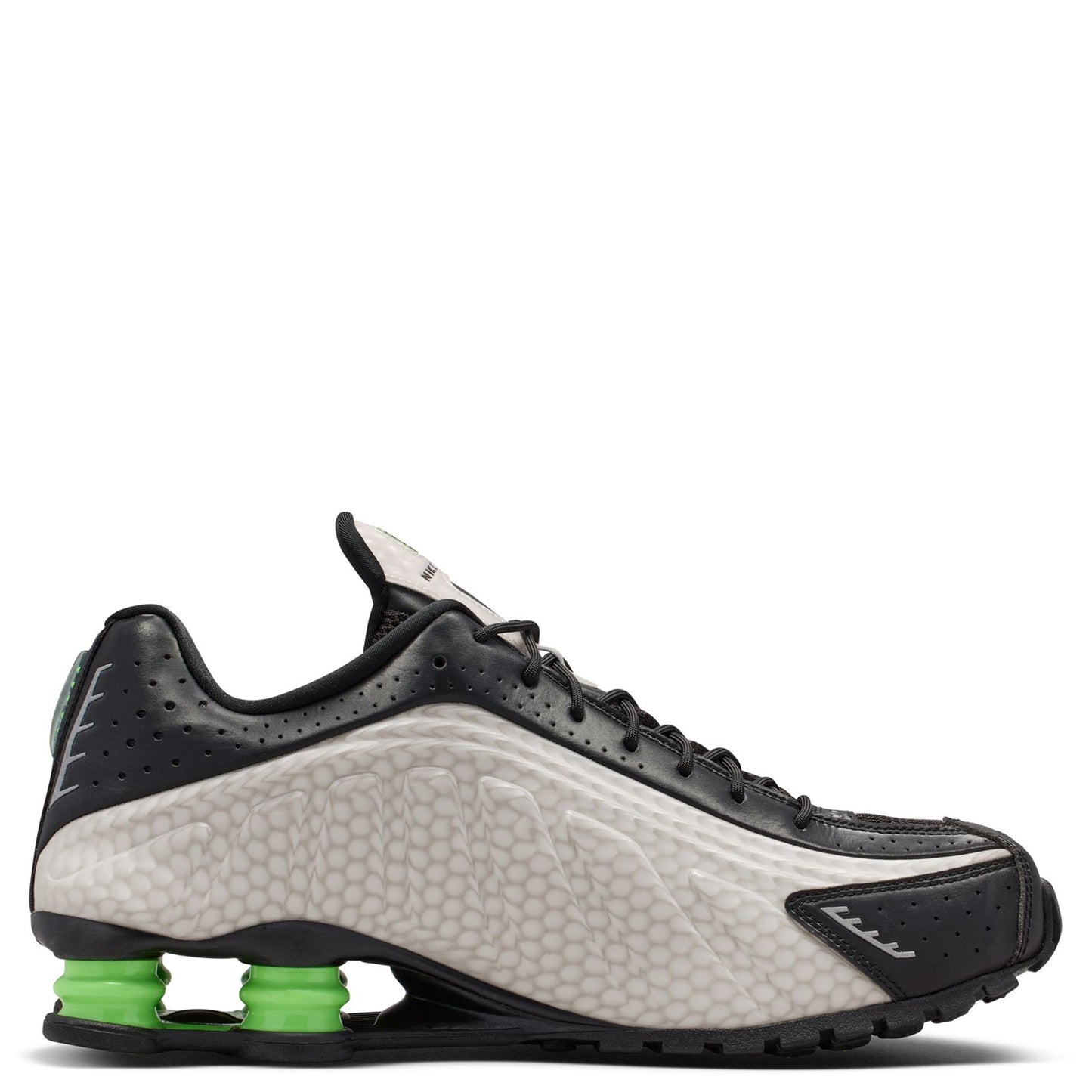 NIKE SHOX R4 SP / 001:GREY HAZE/LIME GLOW-BLACK