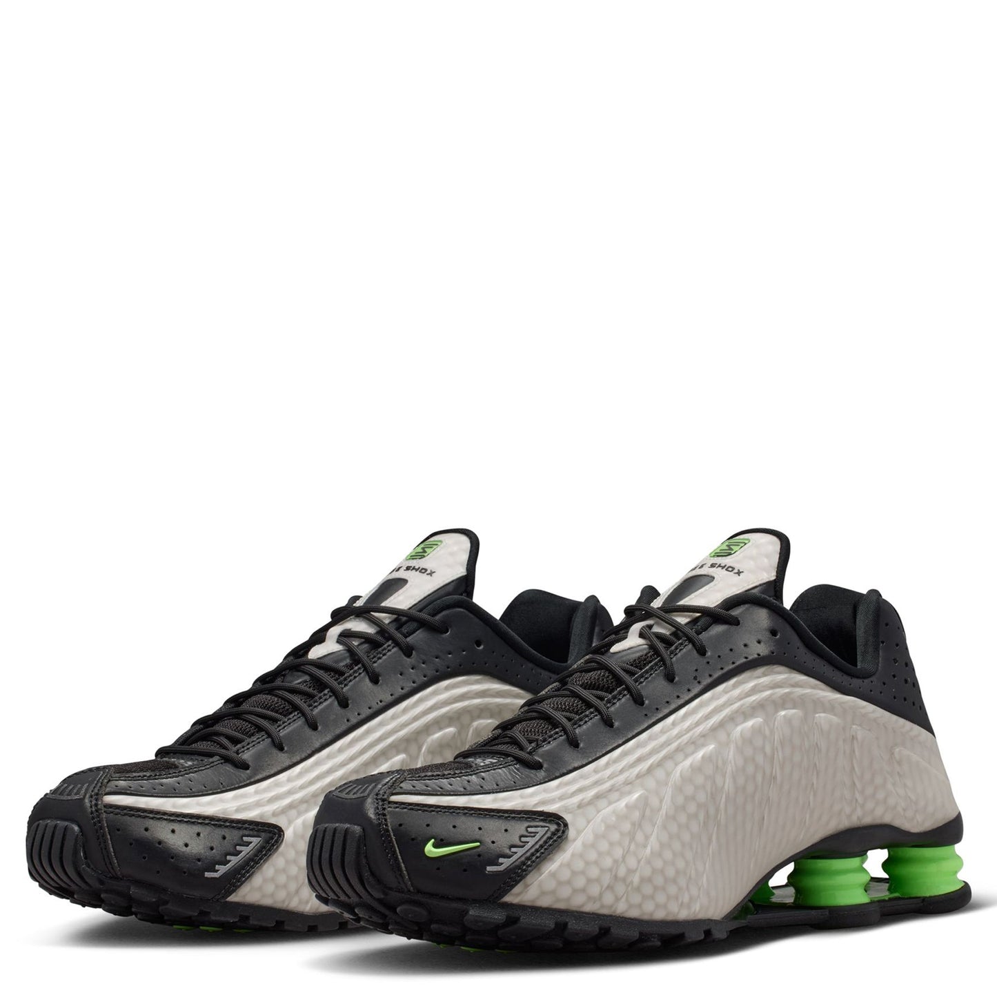 NIKE SHOX R4 SP / 001:GREY HAZE/LIME GLOW-BLACK