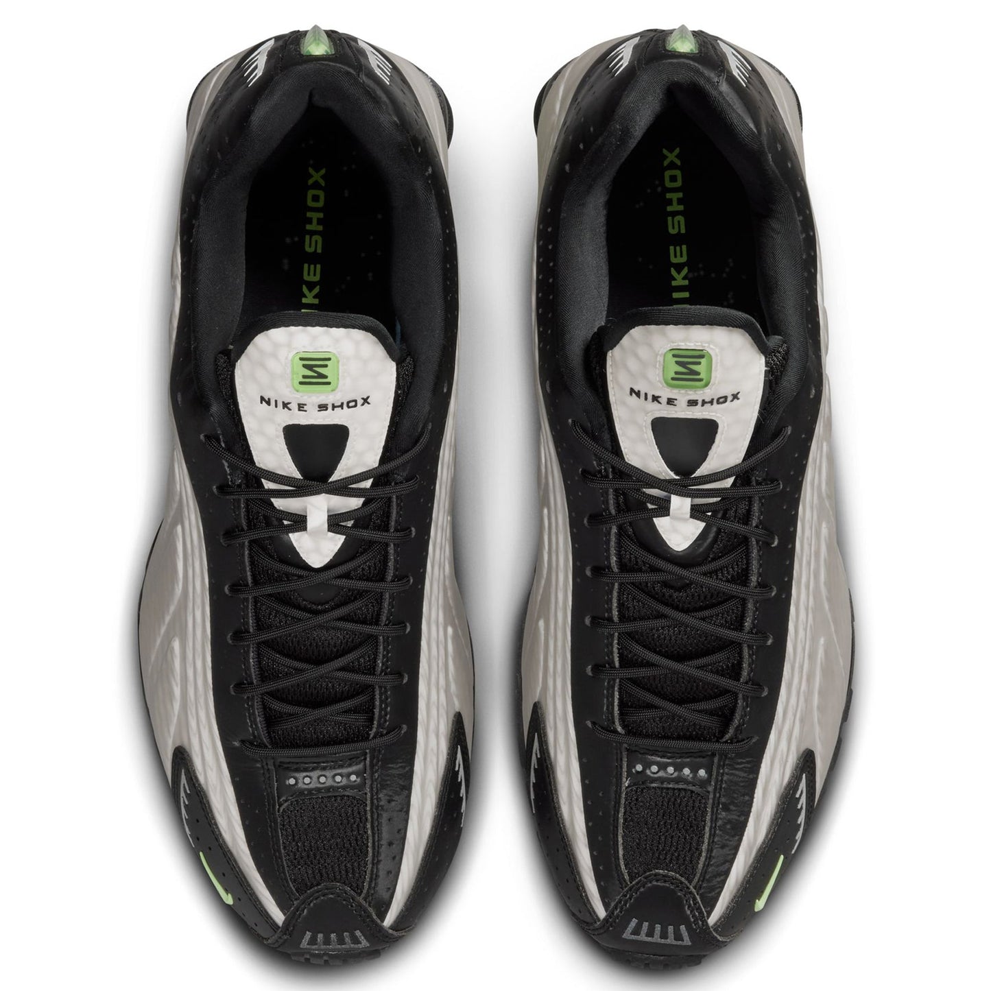 NIKE SHOX R4 SP / 001:GREY HAZE/LIME GLOW-BLACK