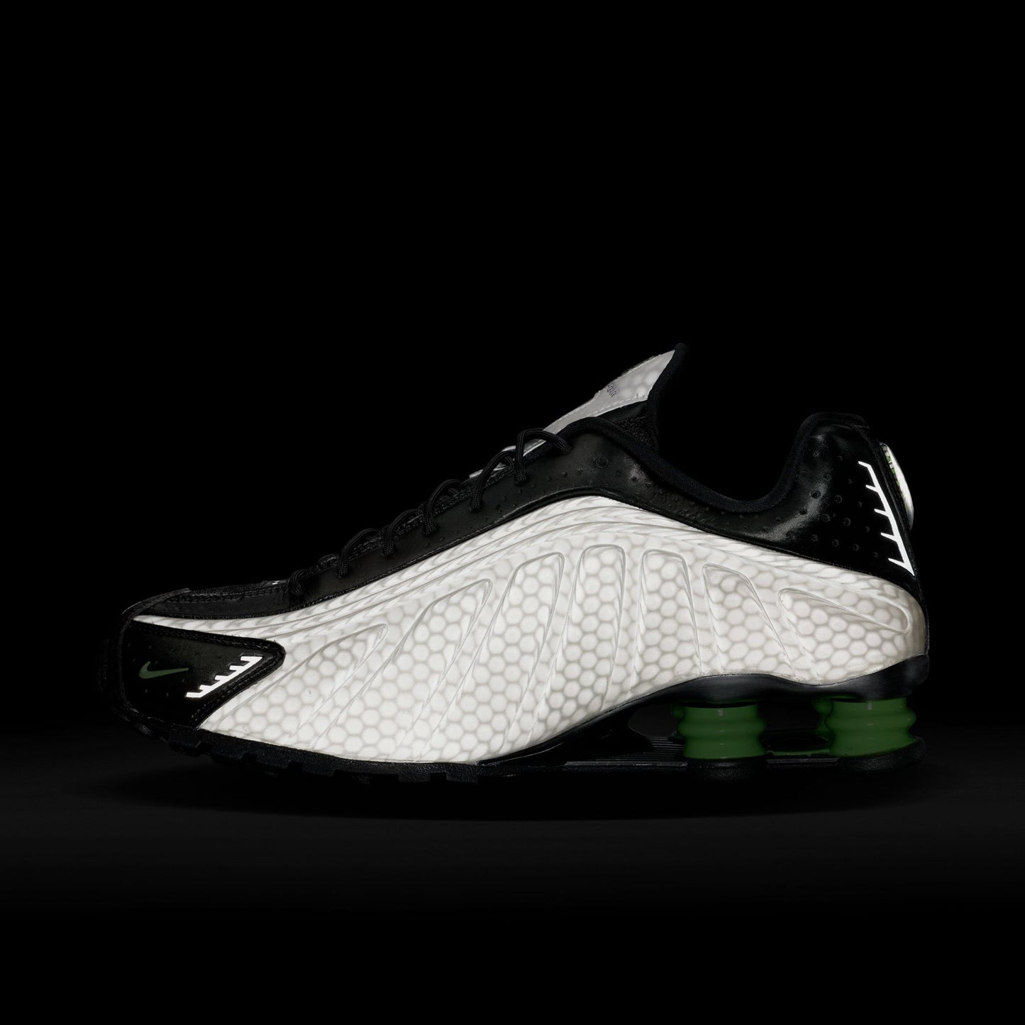 NIKE SHOX R4 SP / 001:GREY HAZE/LIME GLOW-BLACK