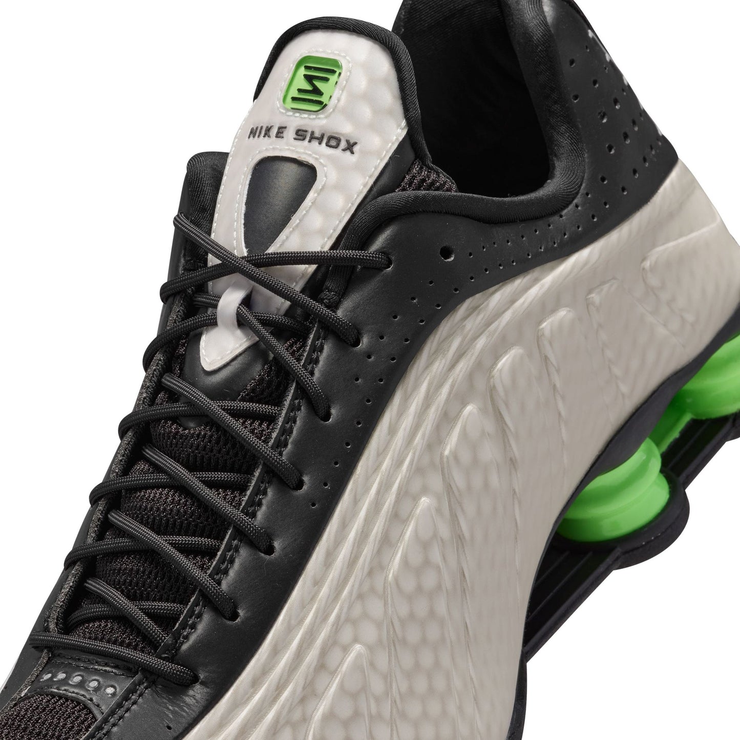 NIKE SHOX R4 SP / 001:GREY HAZE/LIME GLOW-BLACK