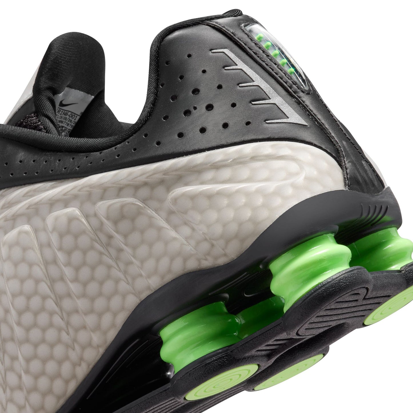NIKE SHOX R4 SP / 001:GREY HAZE/LIME GLOW-BLACK