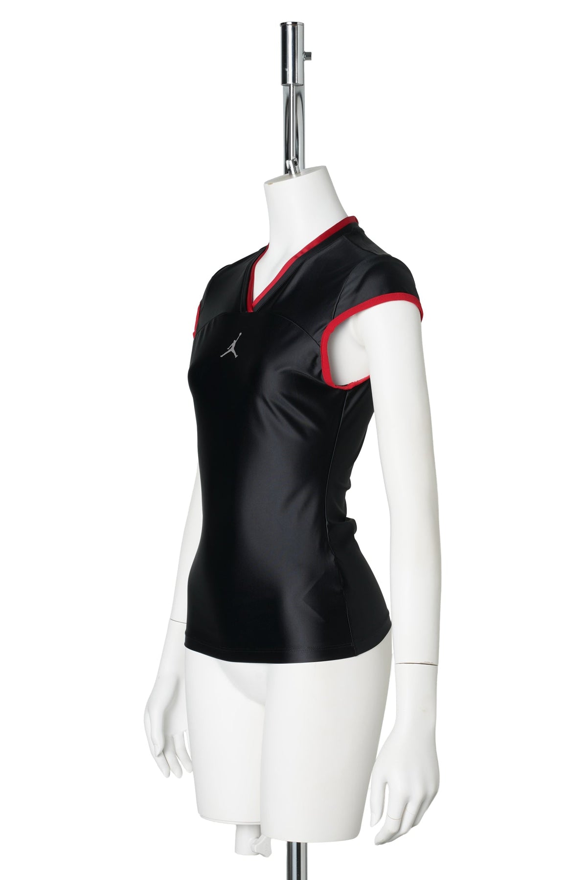 JORDAN MWL SHORT SLEEVE TOP / 010:BLACK/GYM RED