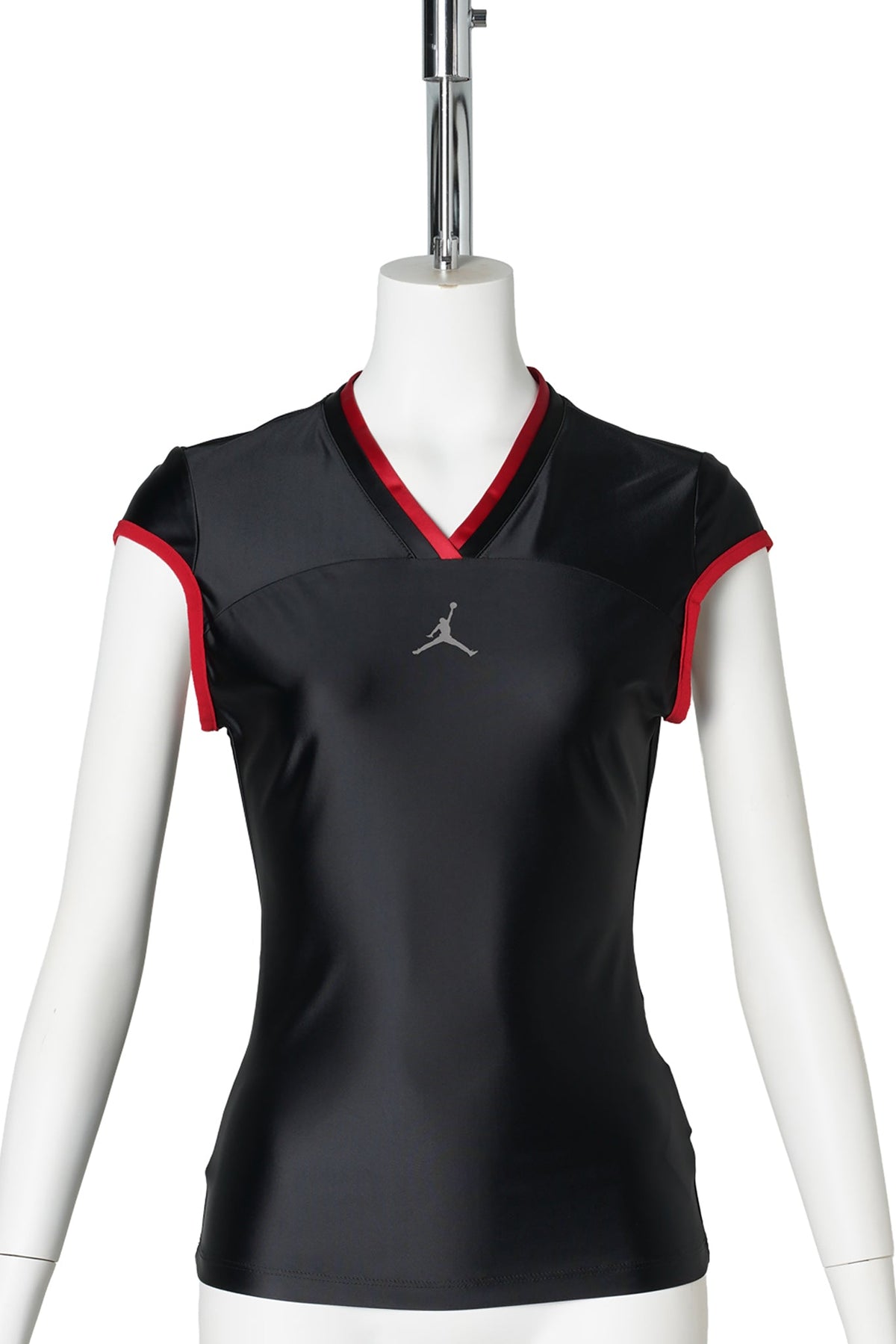 JORDAN MWL SHORT SLEEVE TOP / 010:BLACK/GYM RED