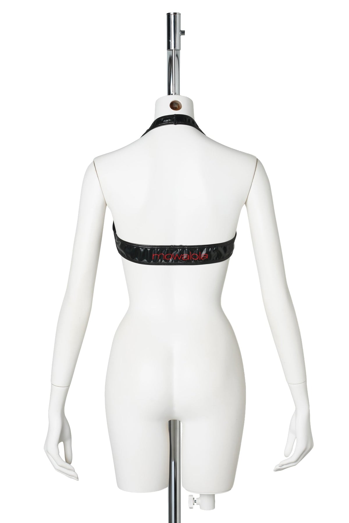 WOMENS JORDAN MWL HALTER BRA SP / 010:BLACK/GYM RED