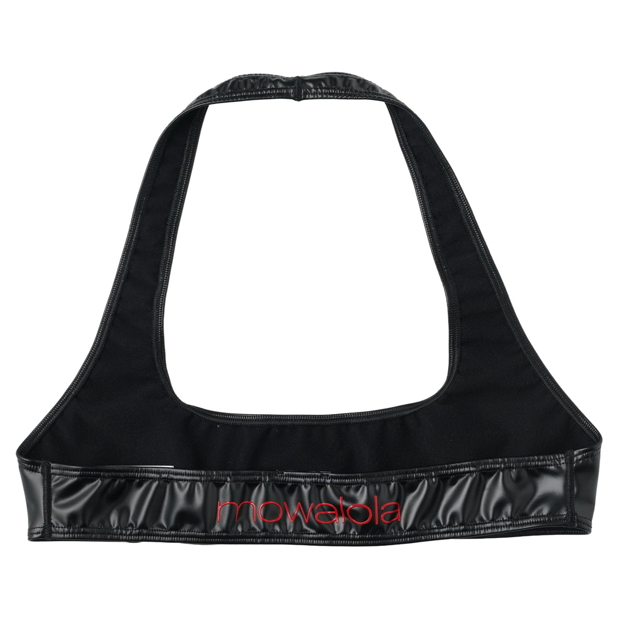 WOMENS JORDAN MWL HALTER BRA SP / 010:BLACK/GYM RED