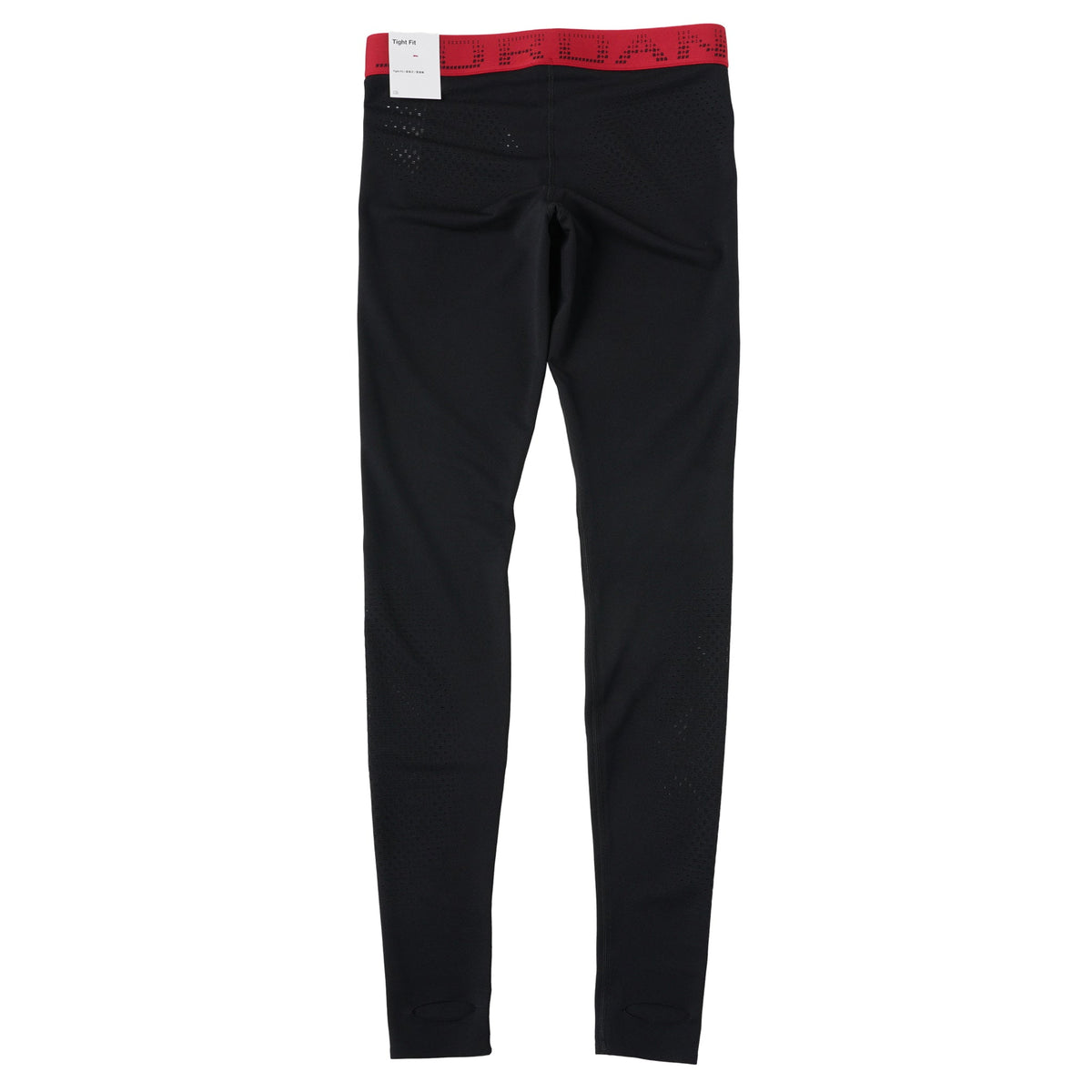 WOMENS JORDAN MWL KNIT TIGHTS SP / 010:BLACK/GYM RED