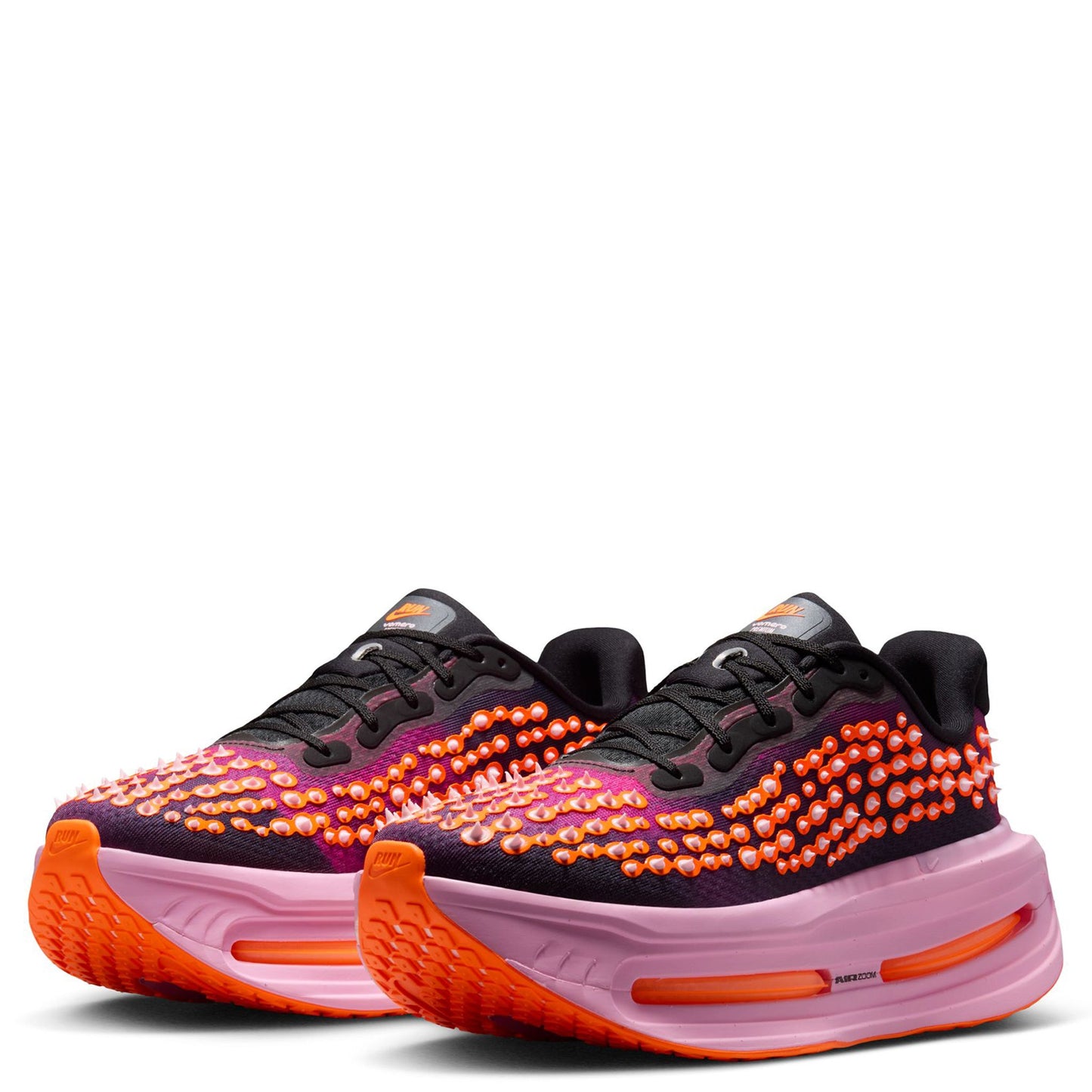 NIKE VOMERO PRM QS / 003:BLACK/TOTAL ORANGE-ARCTIC PINK